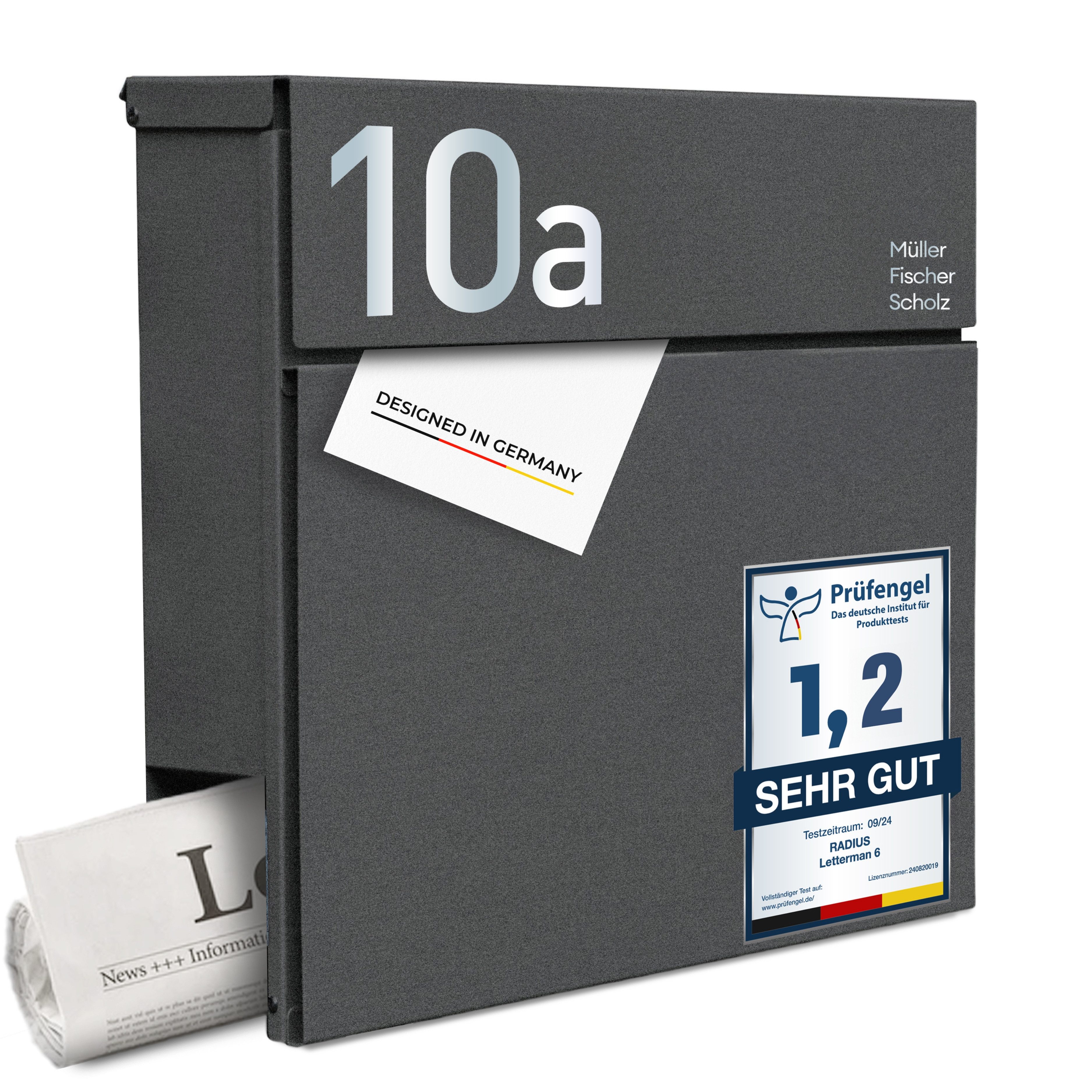 Radius Briefkasten Design Wandbriefkasten Letterman 6 günstig online kaufen