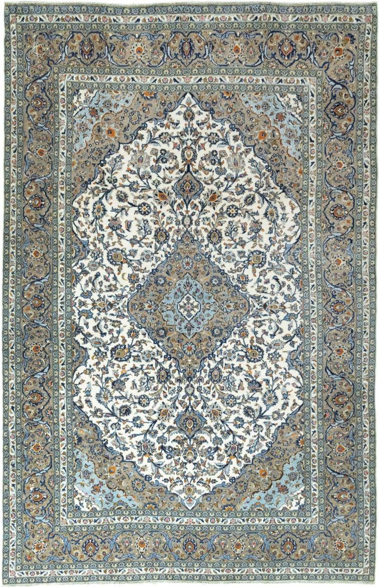 Orientteppich Keshan 250x386 Handgeknüpfter Orientteppich / Perserteppich, Nain Trading, rechteckig, Höhe: 12 mm