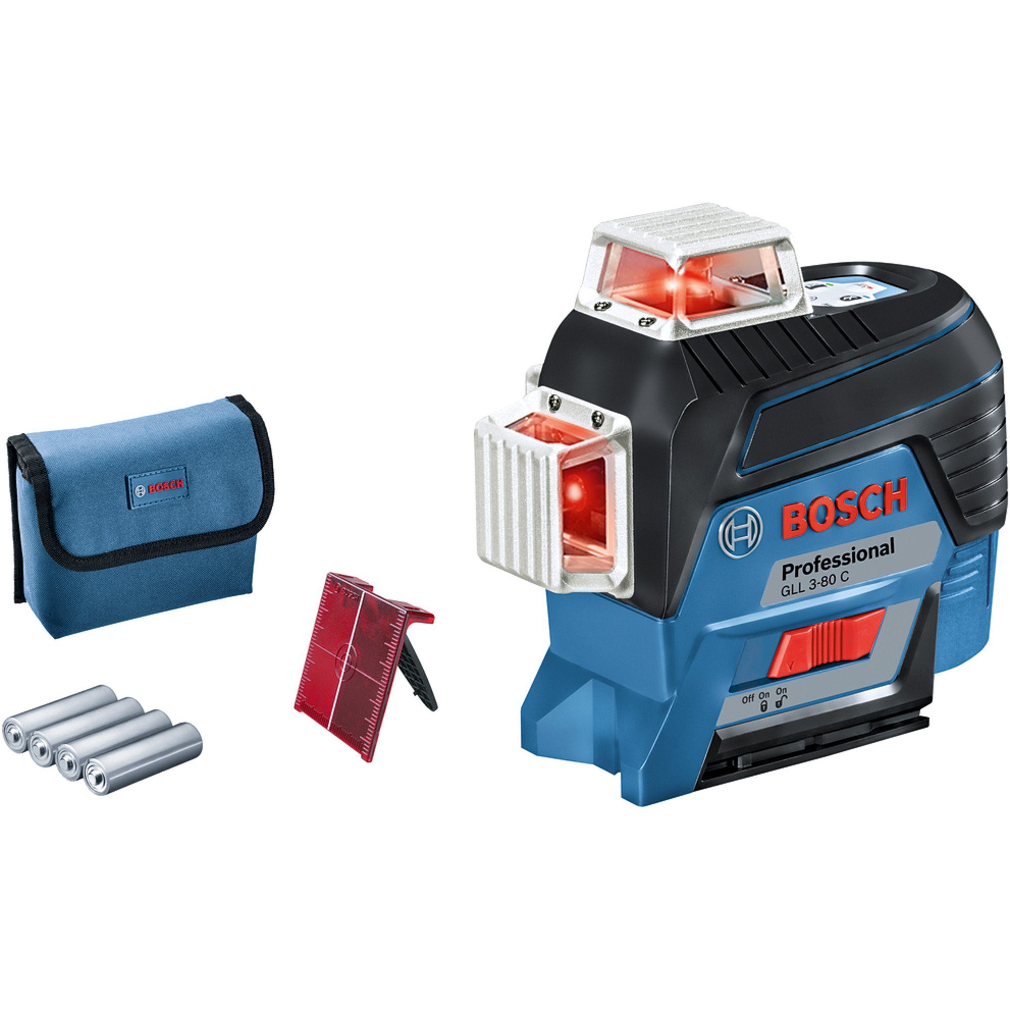 Bosch Professional Entfernungsmesser Bosch Professional Linienlaser GLL 3-80 C