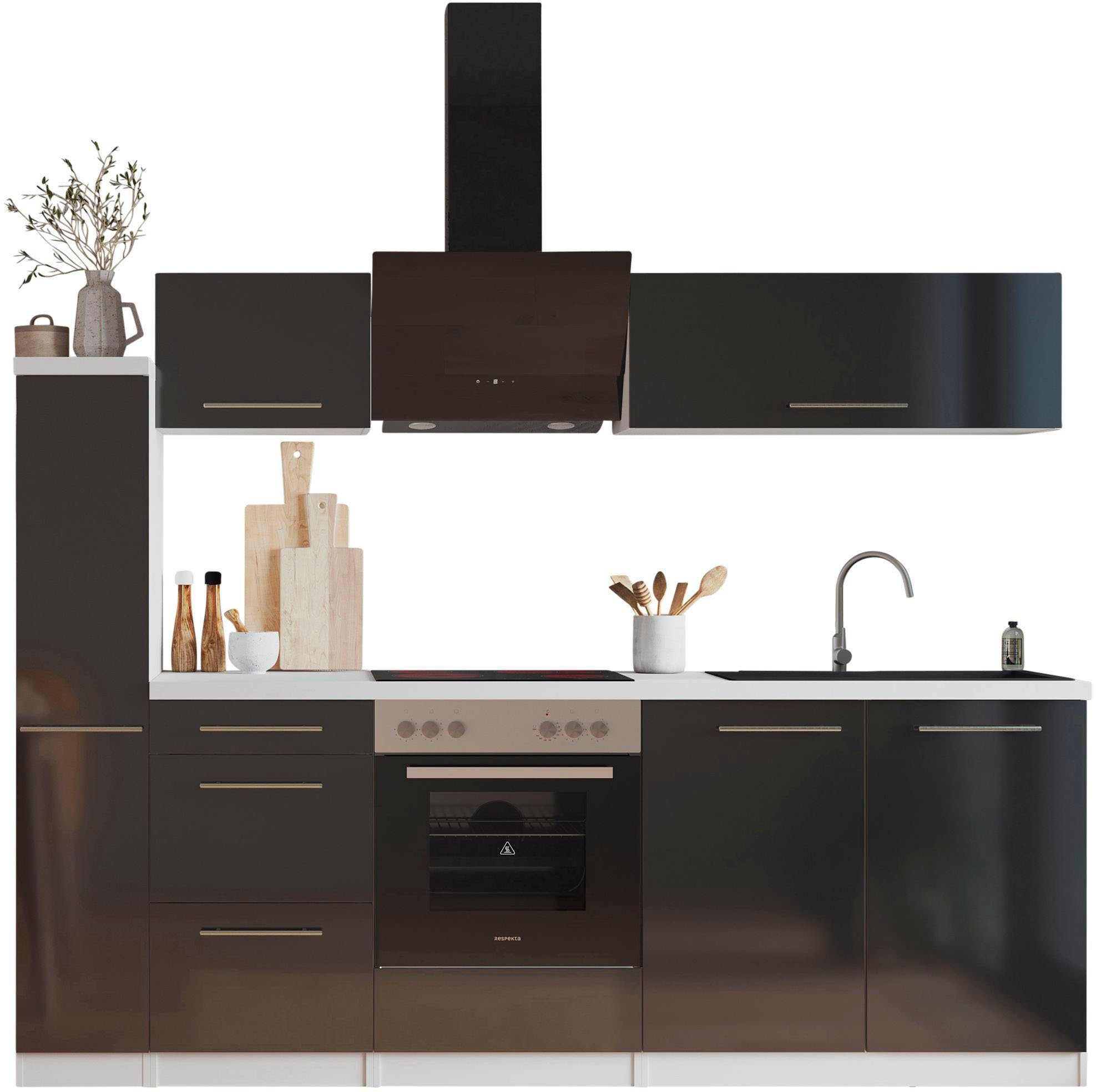 RESPEKTA Küche Amanda, Breite 240 cm, mit Soft-Close, exklusiver Konfiguration für OTTO