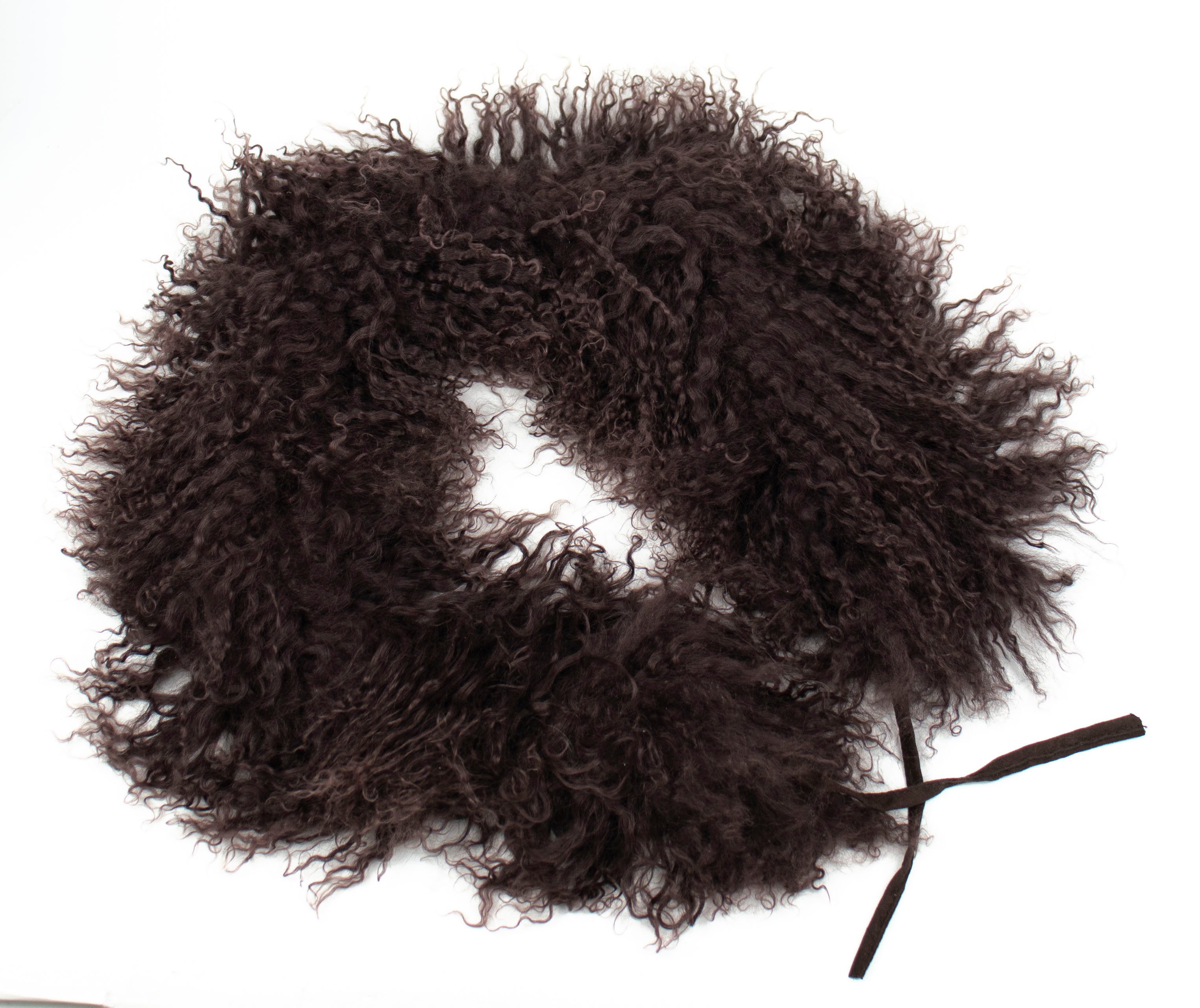 Reissner Lammfelle Schal Tibet Lammfell Kurz Schal BOA Kragen 75cm – Bild 2 von 3
