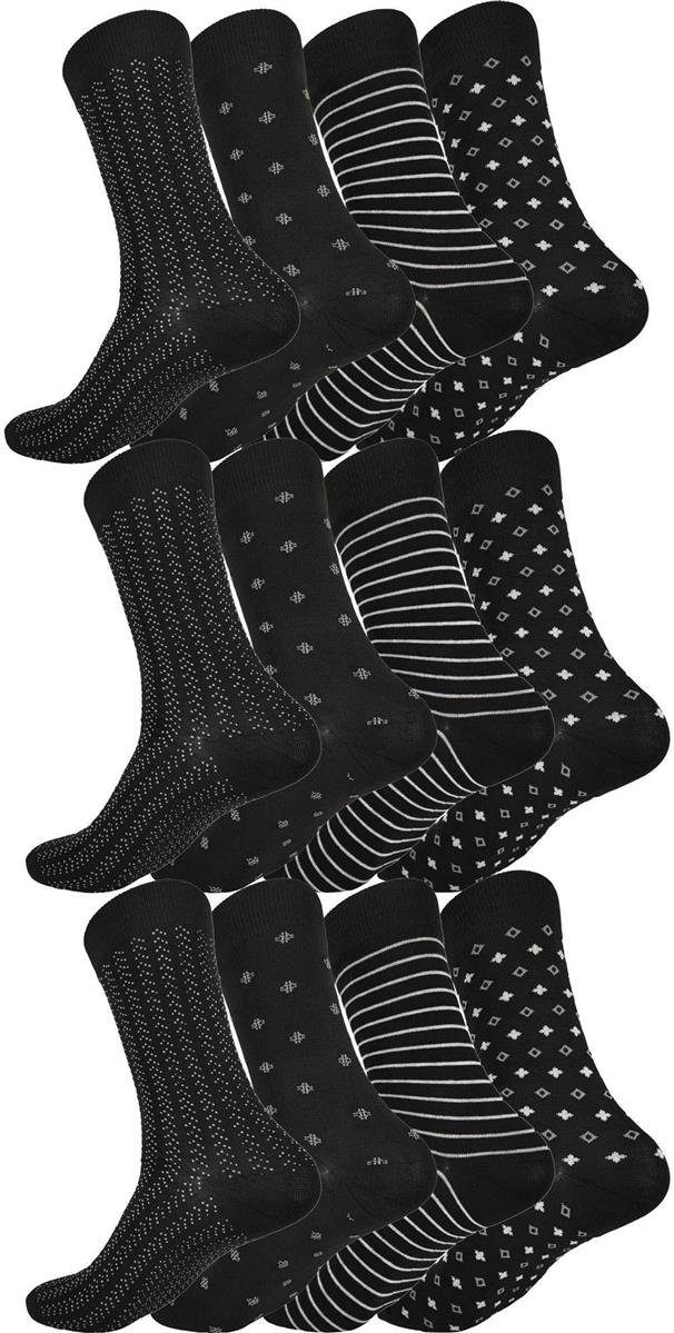 EloModa Basicsocken 12 Paar Herren Socken günstig online kaufen