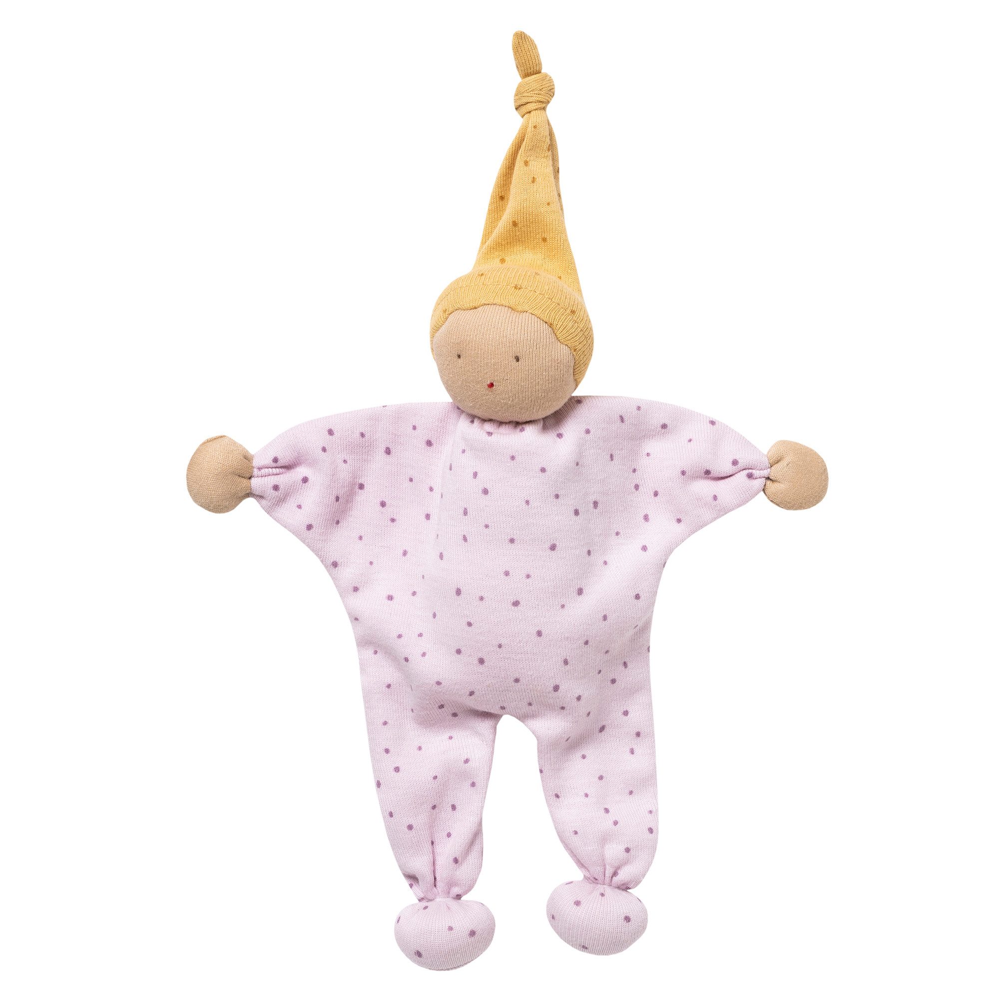 People Wear Organic Neugeborenen-Geschenkset mit Langarm Overall und Püppchen GOTS zertifiziert