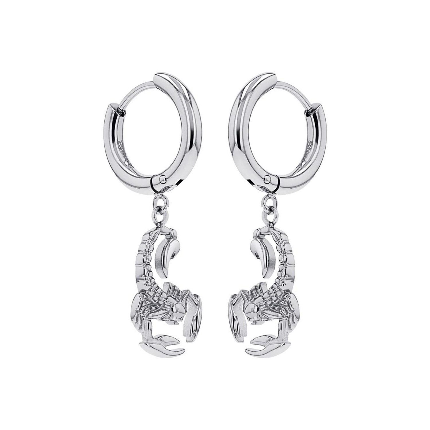 Amor Paar Creolen Scorpions by Amor, Skorpin-Motiv
