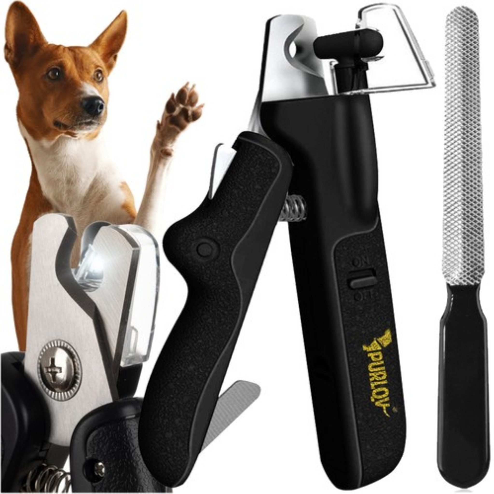 Krallenschneider Krallenschere mit LED & Feile – Sichere Nagelpflege für Hunde & Katzen