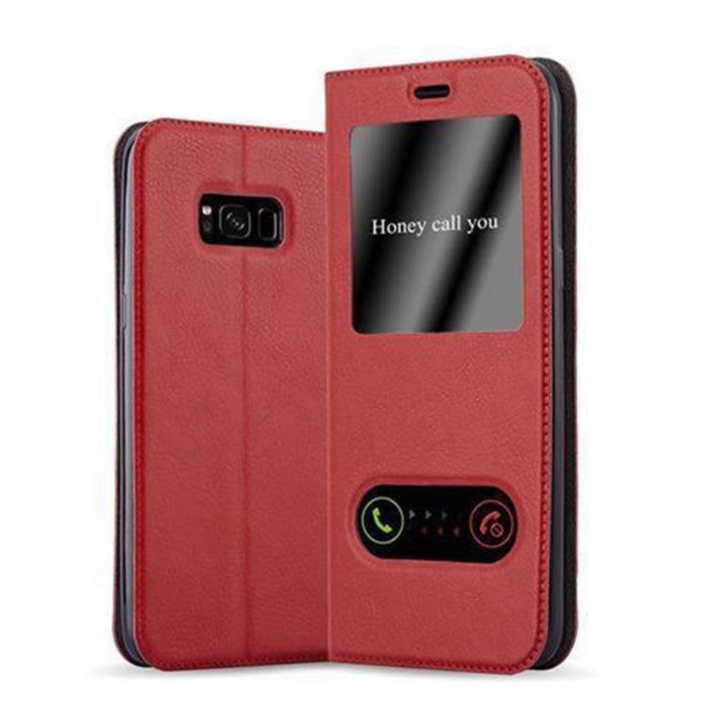 Cadorabo Handyhülle für Samsung Galaxy S8 Hülle Samsung Galaxy S8, Klappbare Handy Schutzhülle - Hülle - mit Standfunktion und Kartenfach