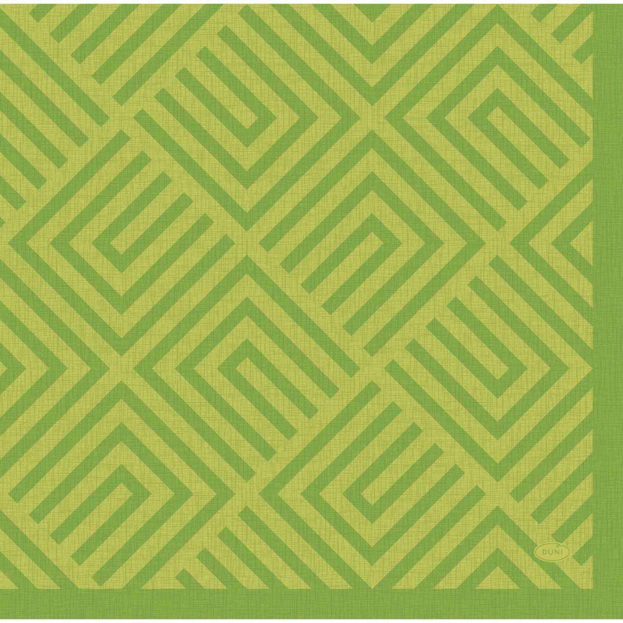 Duni Papierserviette Duni Servietten Mosaik kiwi 40 x 40 cm - 12er Pack