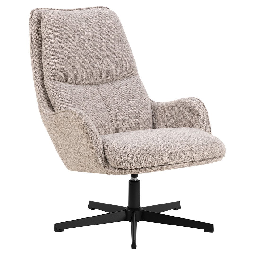 ACTONA GROUP Relaxsessel Bosley Sessel Lounge-Sessel Bouclé beige.