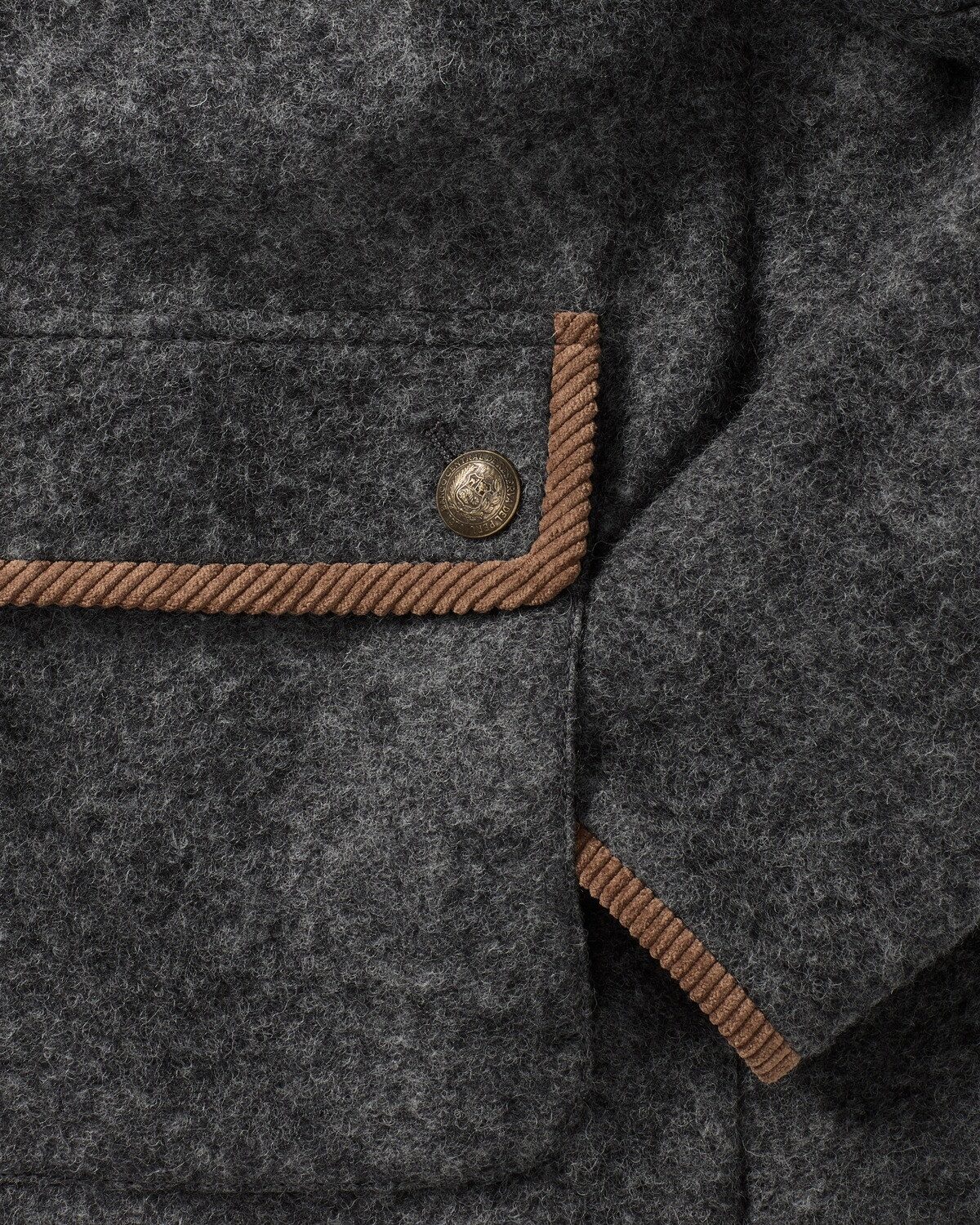 Reitmayer Walkjacke Jacke mit Cordkragen