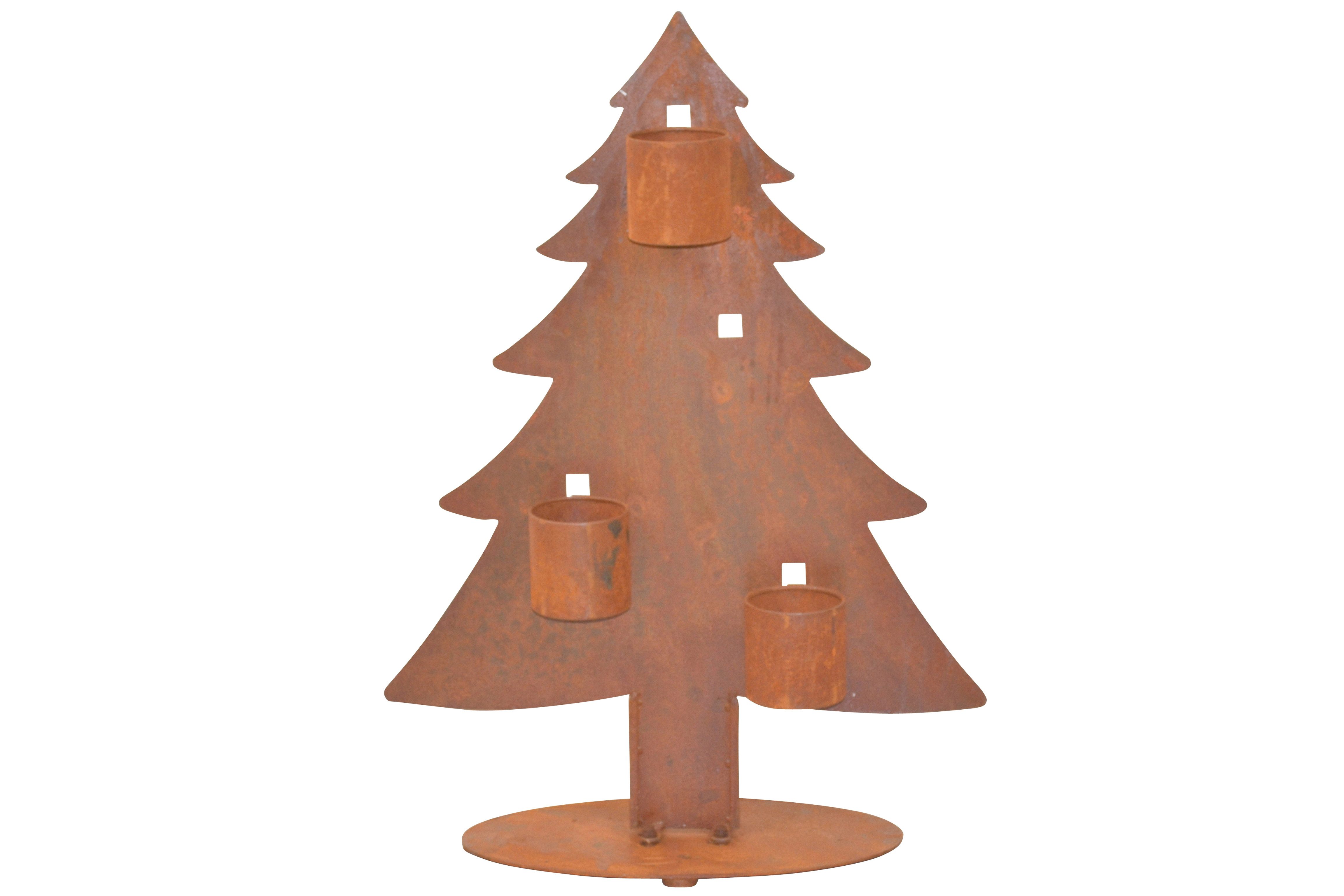 moebel-direkt-online Gartenfigur Metallbaum antik Rostoberfläche