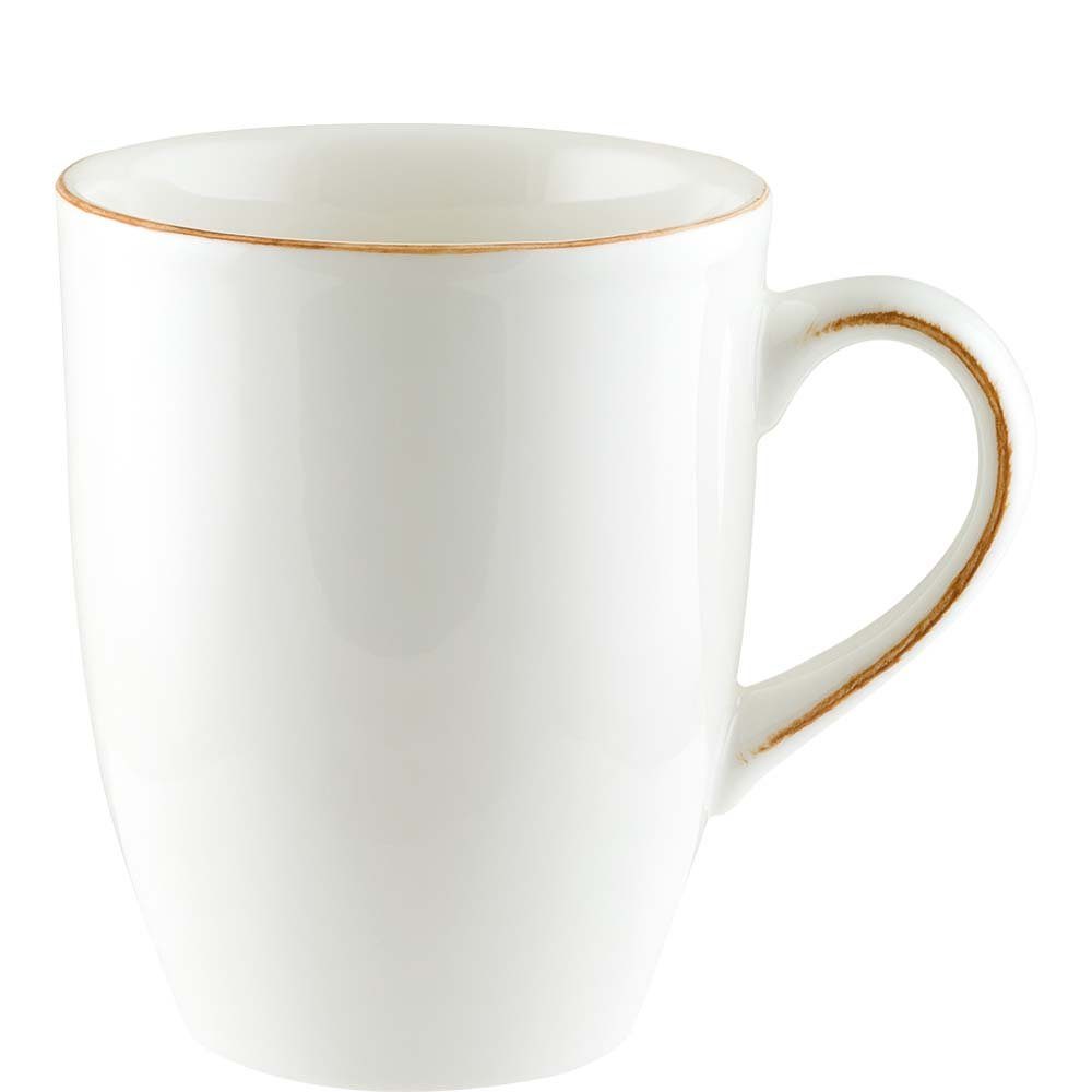 Bonna Mülleimer 6x Bonna Aura Retro Tawny Conic Tasse 33cl Porzellan Kaffeetasse