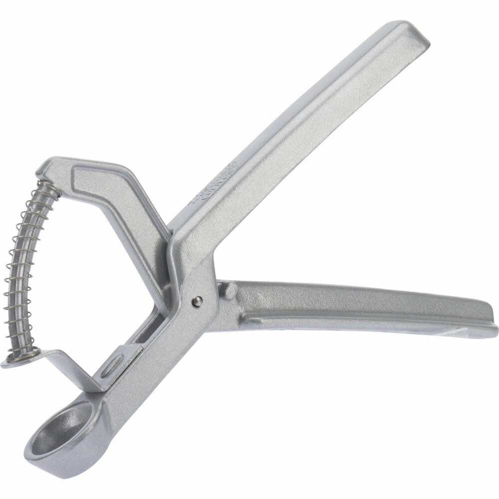 WESTMARK Entkerner für Oliven, praktisches Handgerät mit Feder, Olivus, Länge: 16,7 cm, Aluminium