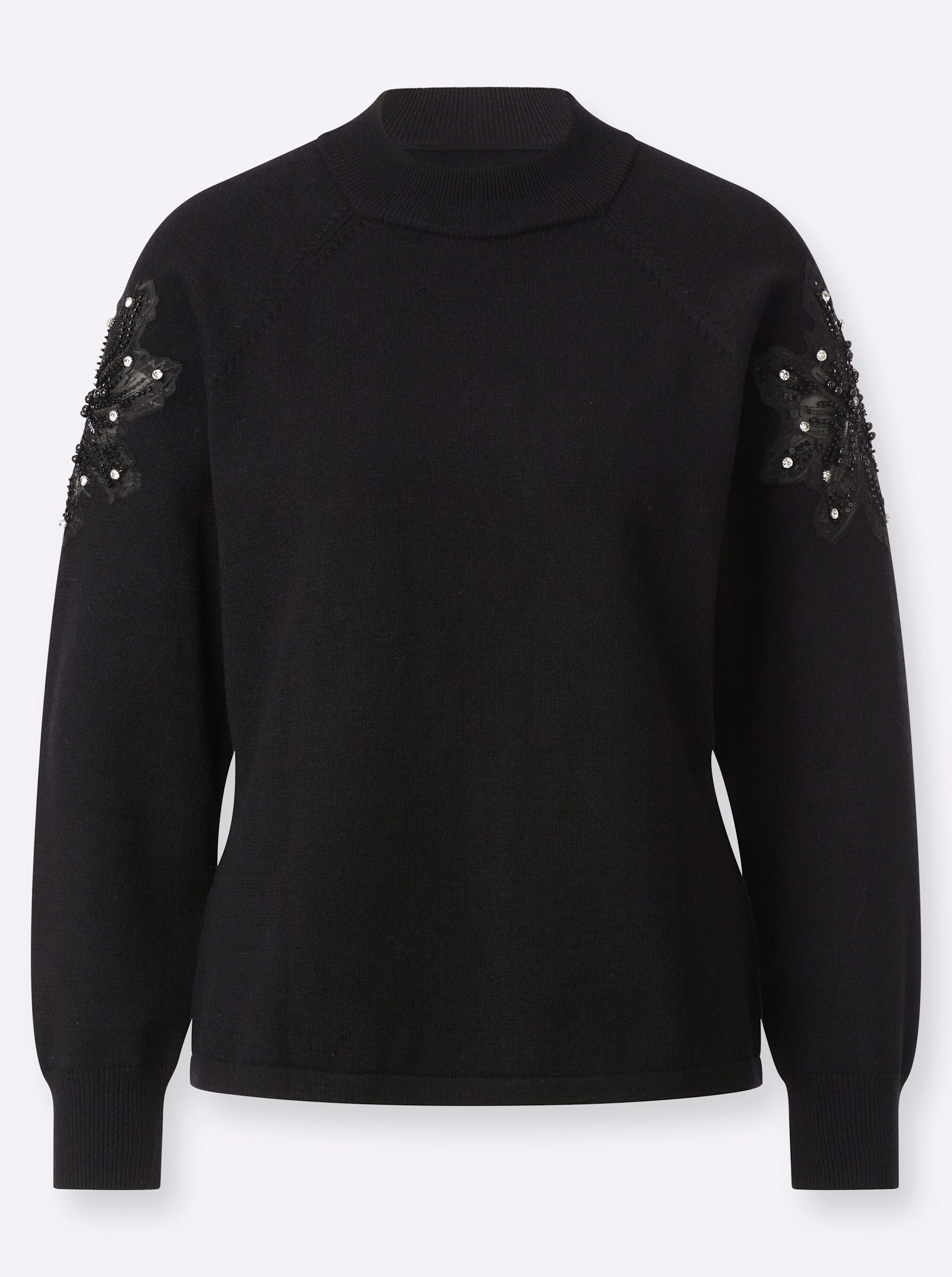 Strickpullover Modal-Mix-Pullover Langarm Jersey