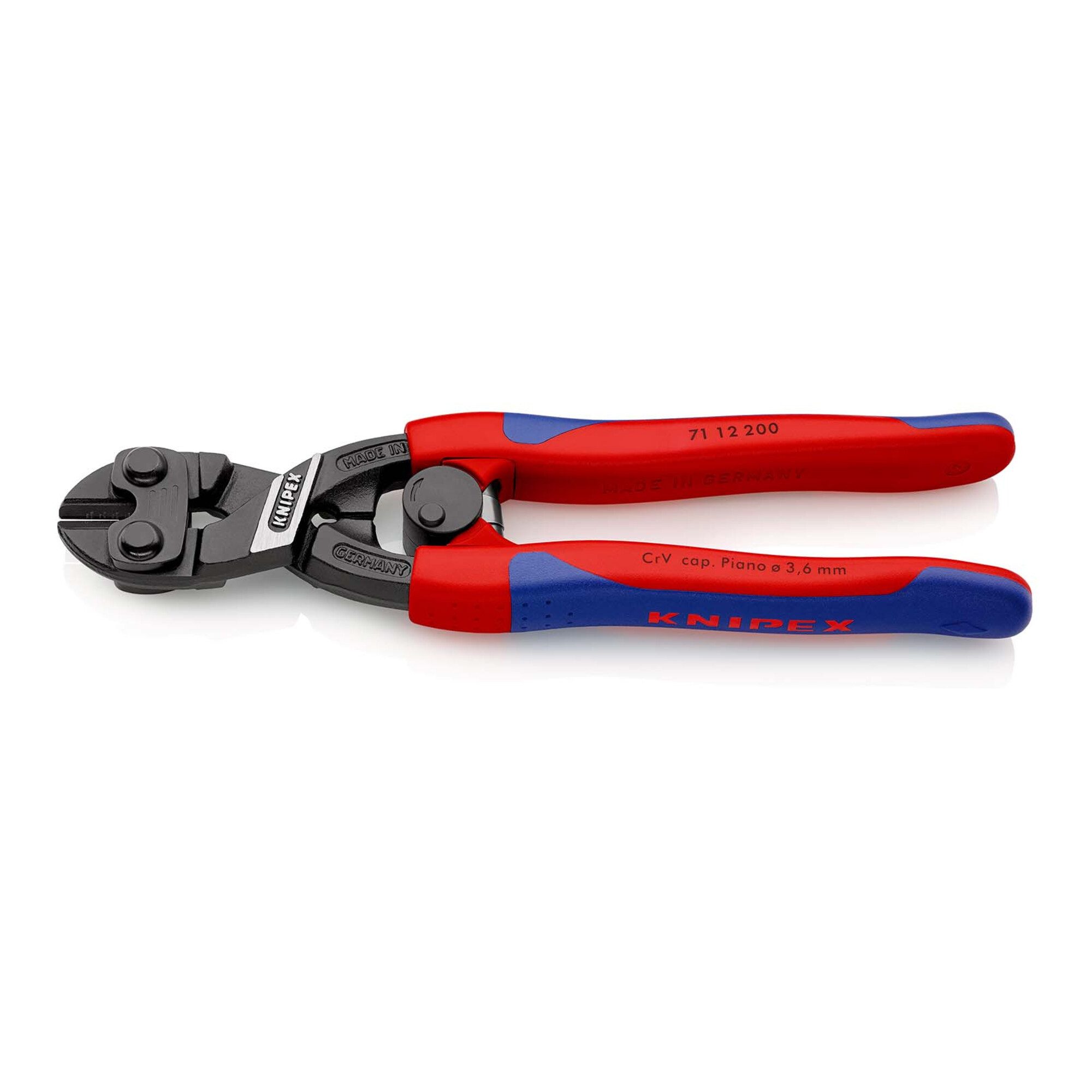 Knipex Cuttermesser KNIPEX 71 12 200 CoBolt® Kompakt-Bolzenschneider mit schlanken
