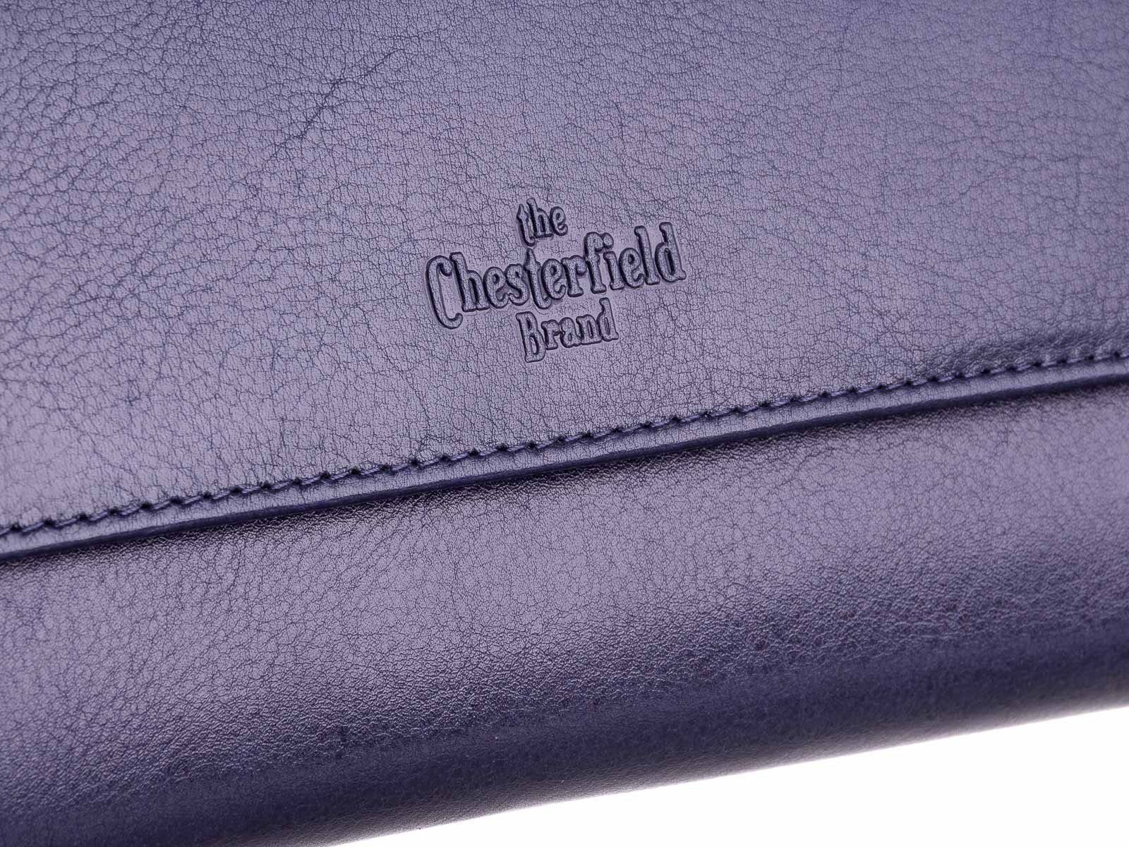 Echtleder Chesterfield Leder Portemonnaie The The Geldbörse (1-tlg), C080315 Brand Brand Chesterfield Navy