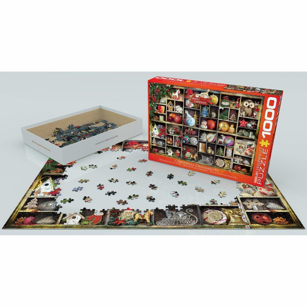 EUROGRAPHICS Christbaumschmuck, Puzzle 1000 Puzzleteile