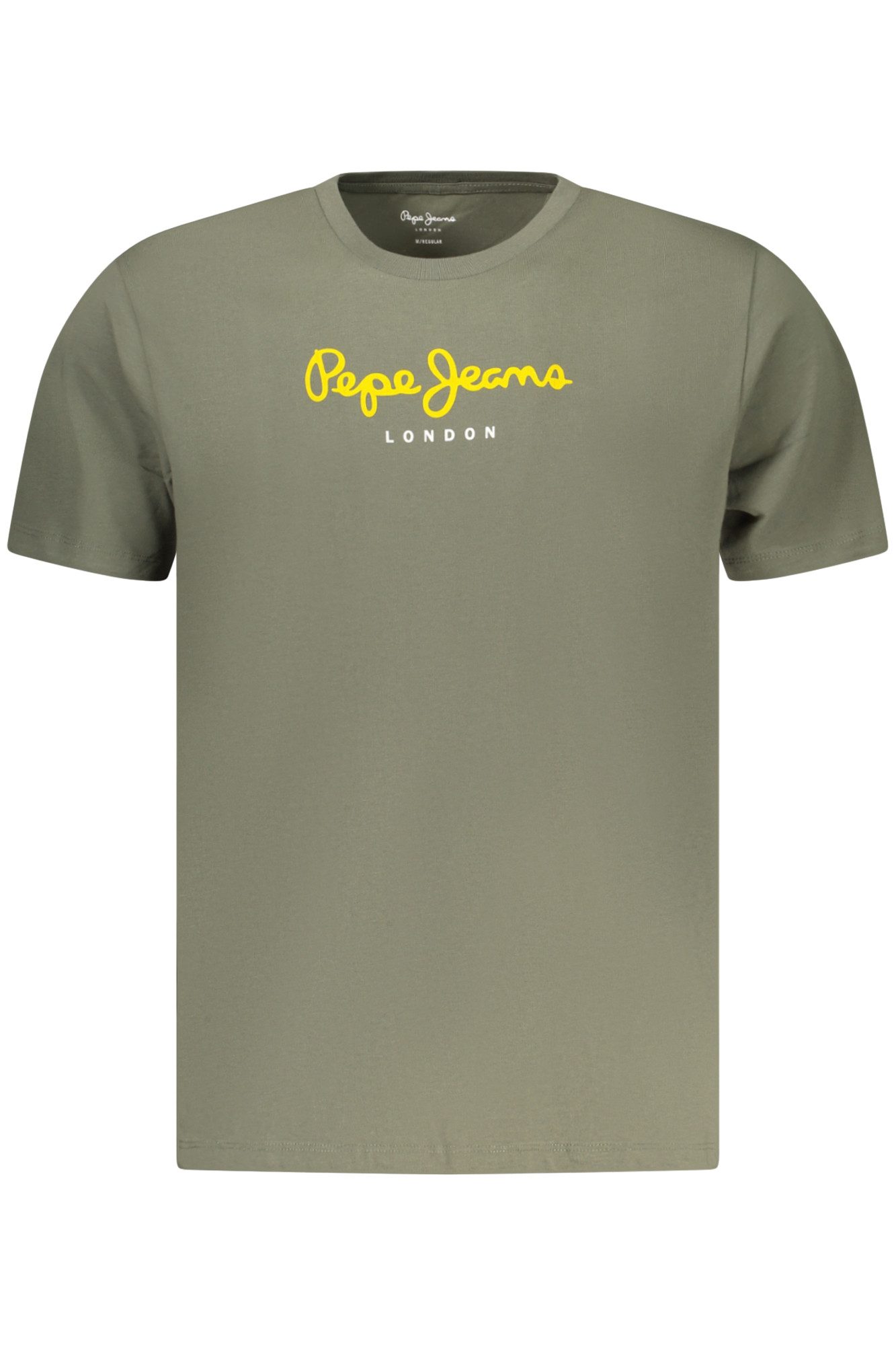 Pepe Jeans T-Shirt Herren T-Shirt Grün aus Nachhaltiger Baumwolle –