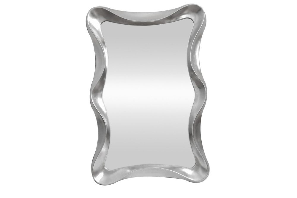 riess-ambiente Wandspiegel ALICE 120cm silber – organische Form, variabel, Accessoire (Einzelartikel, 1-St), dekorativer Spiegel als Hingucker – ideal für Wohnzimmer und Flur