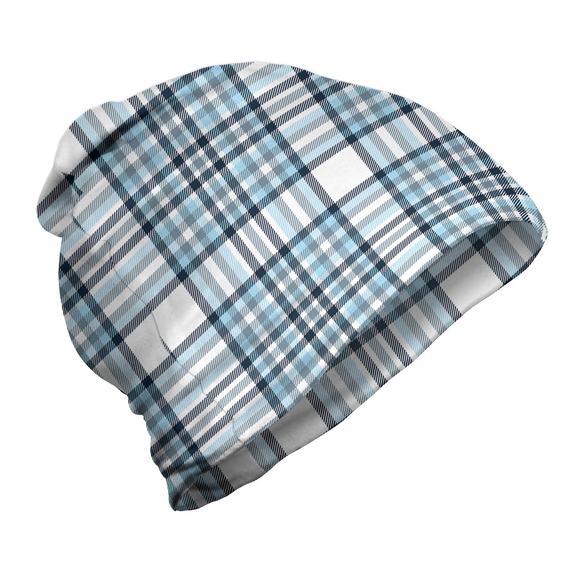 Abakuhaus Beanie Wandern im Freien Plaid Traditionelle Quadrate Linien