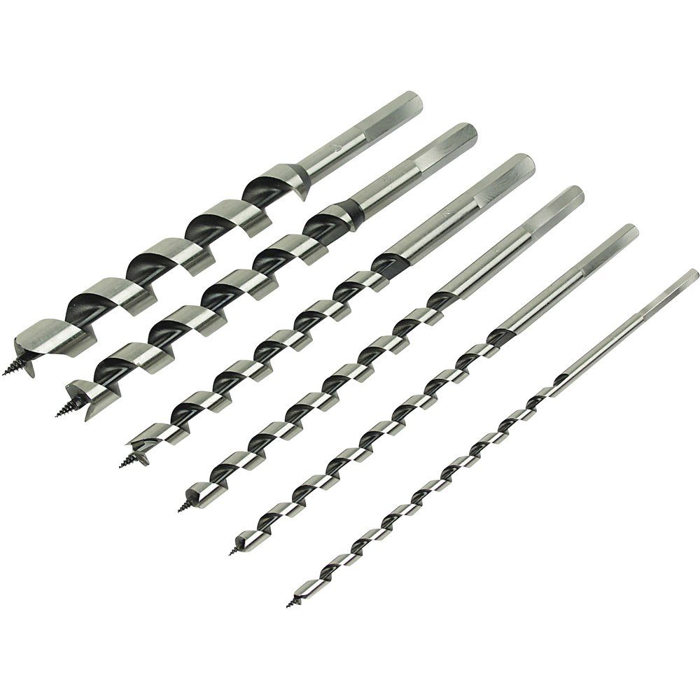 Brüder Mannesmann Werkzeuge Holzbohrer Brüder Mannesmann M54620 Schlangenbohrer-Set 6teilig 6 mm, 8 mm, 10 mm