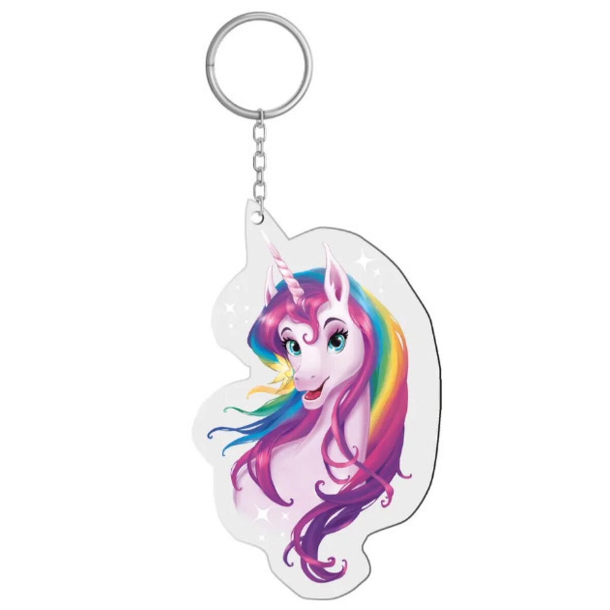 Roth Ideen Schlüsselanhänger Anhänger ReflActions Einhornportrait.