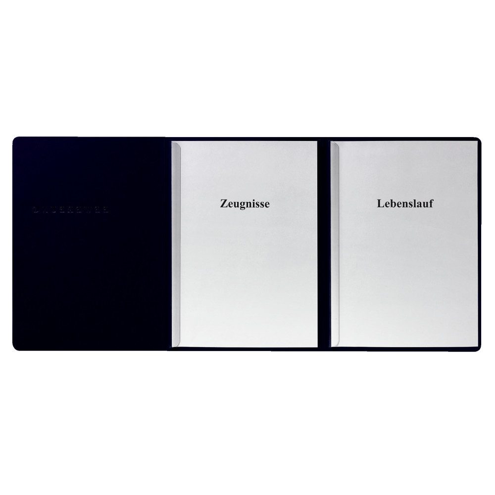 Herlitz Organisationsmappe Herlitz Bewerbungsmappe / mit Prägung "Bewerbung" / Farbe: schwarz