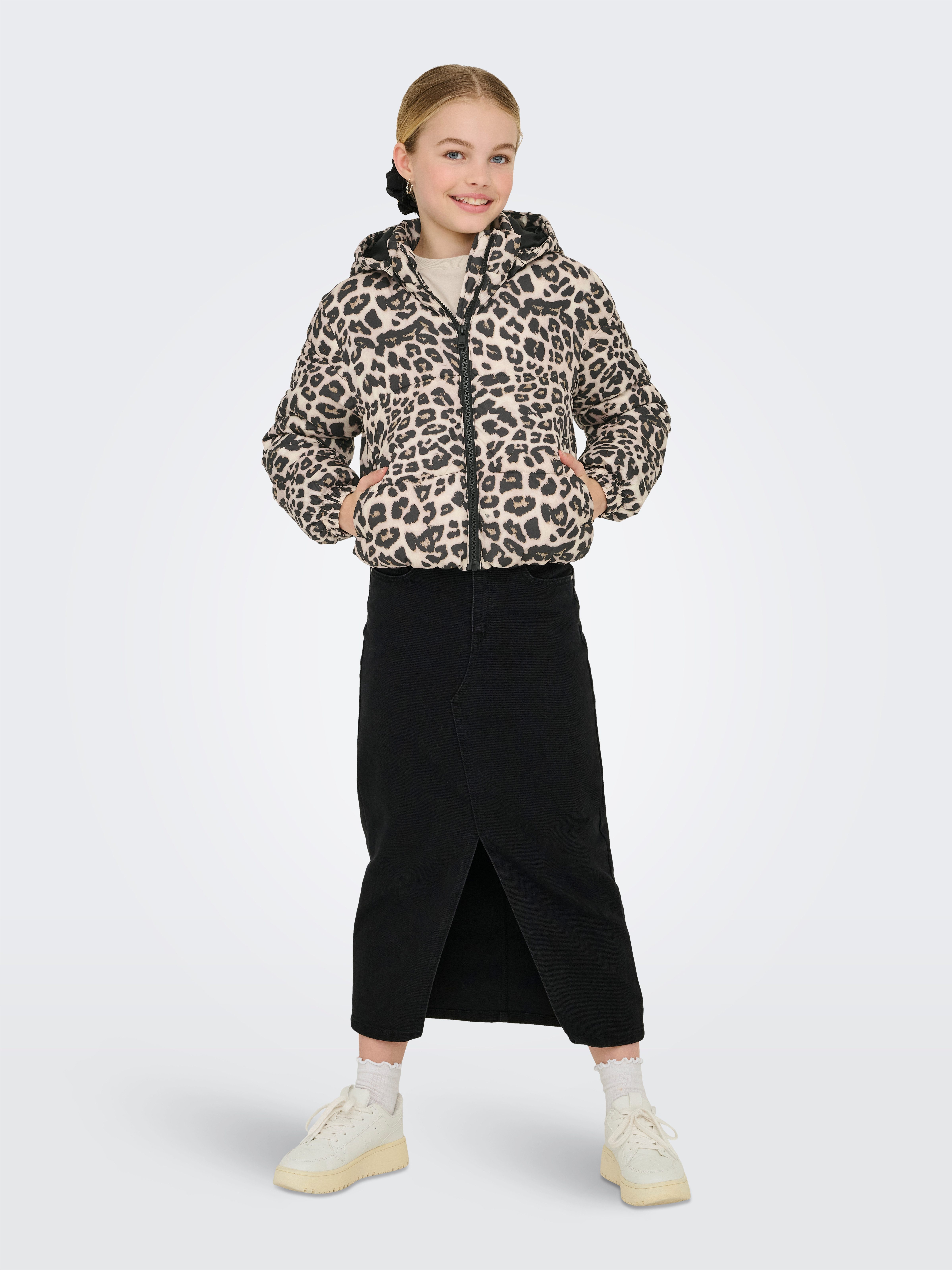 KIDS ONLY Steppjacke KOGDALIA SHORT PUFFER AOP JACKET CP OTW – Bild 3 von 5