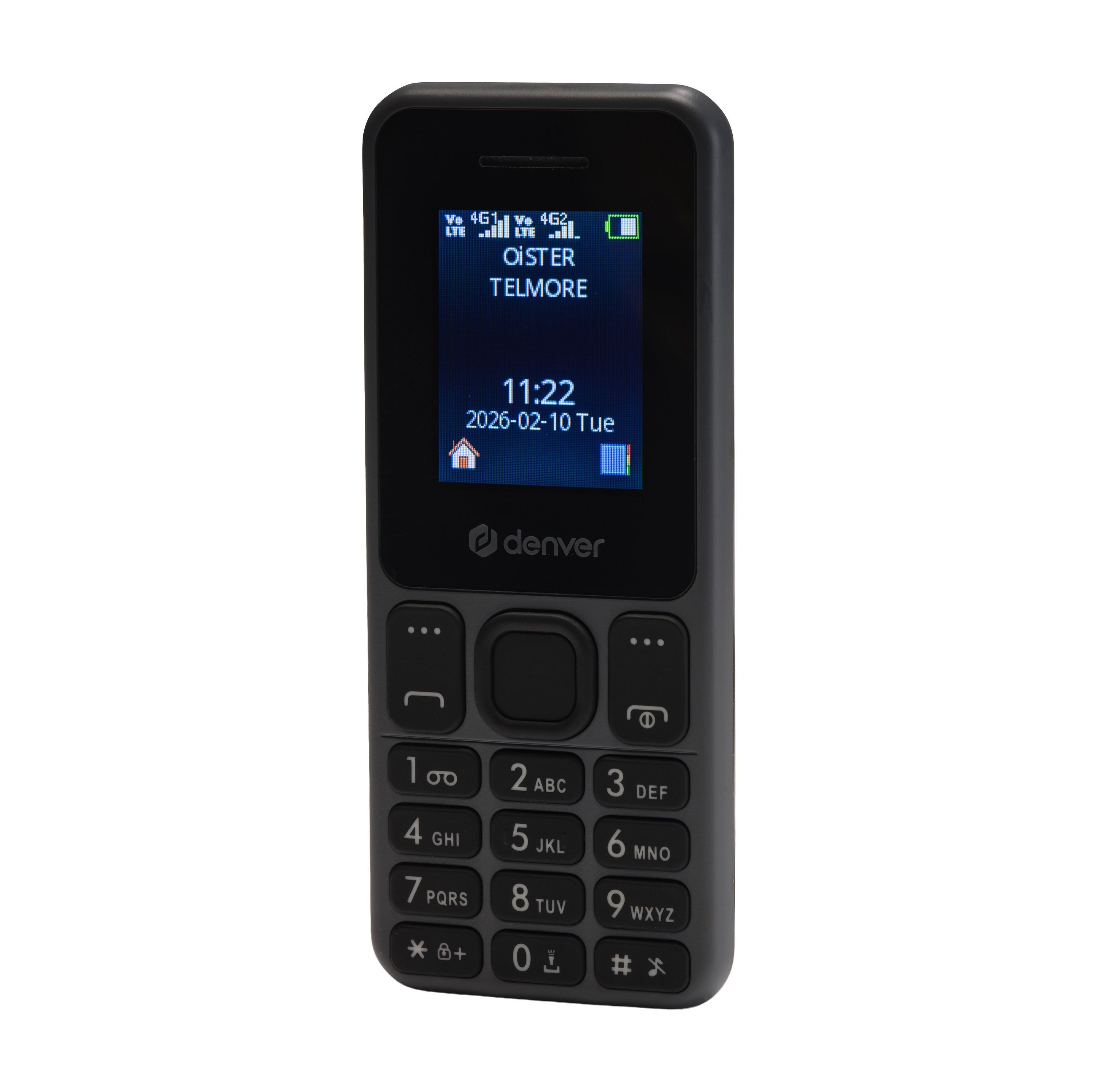 Denver Seniorenhandy (1 Zoll, Dual-SIM, Bluetooth, FM-Radio, Taschenlampe, 4G/3G/2G) – Bild 4 von 5