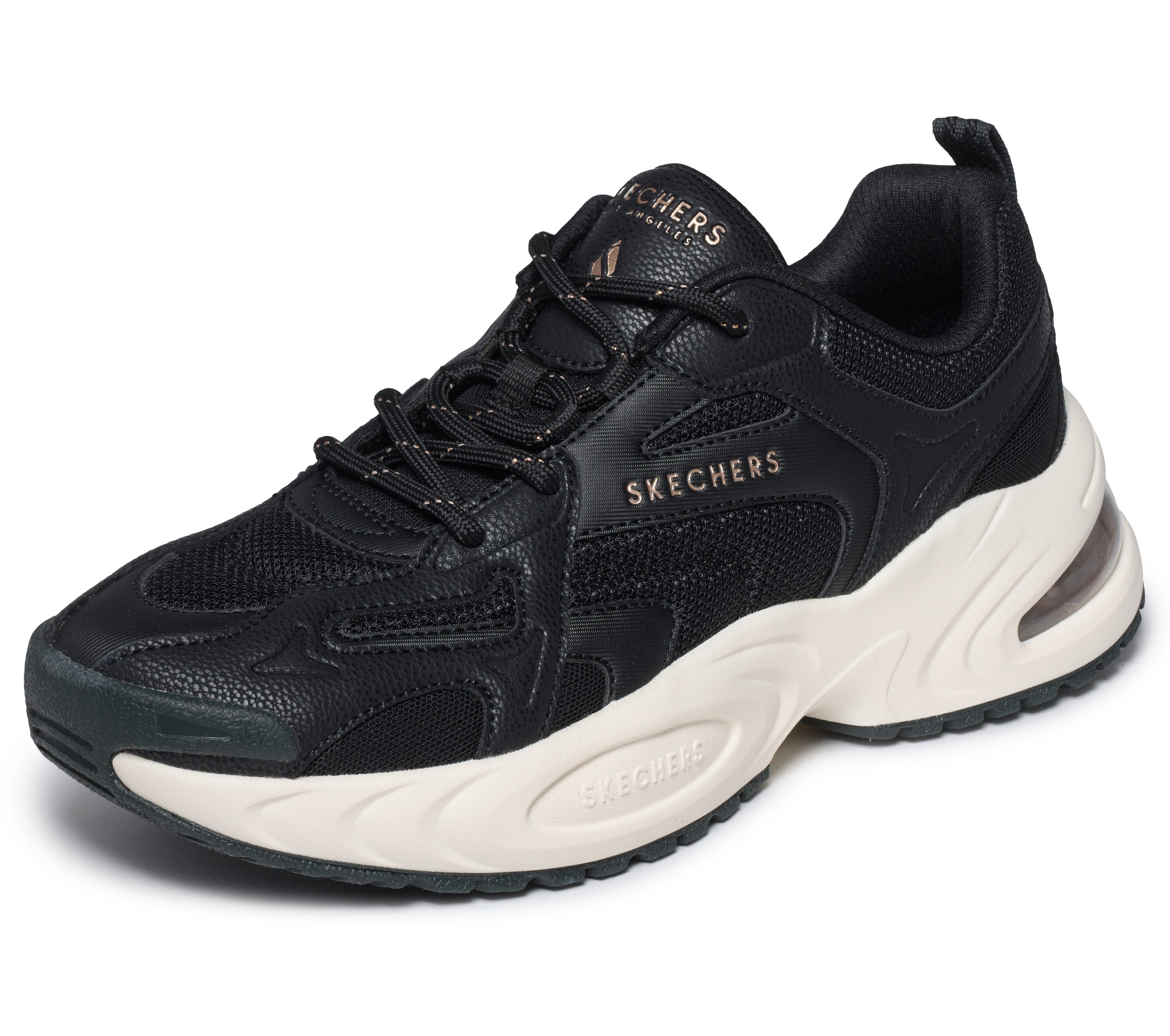 Skechers UNO RYZE Sneaker Schnürschuh, Halbschuh, Freizeitsneaker mit Air-Cooled Memory Foam