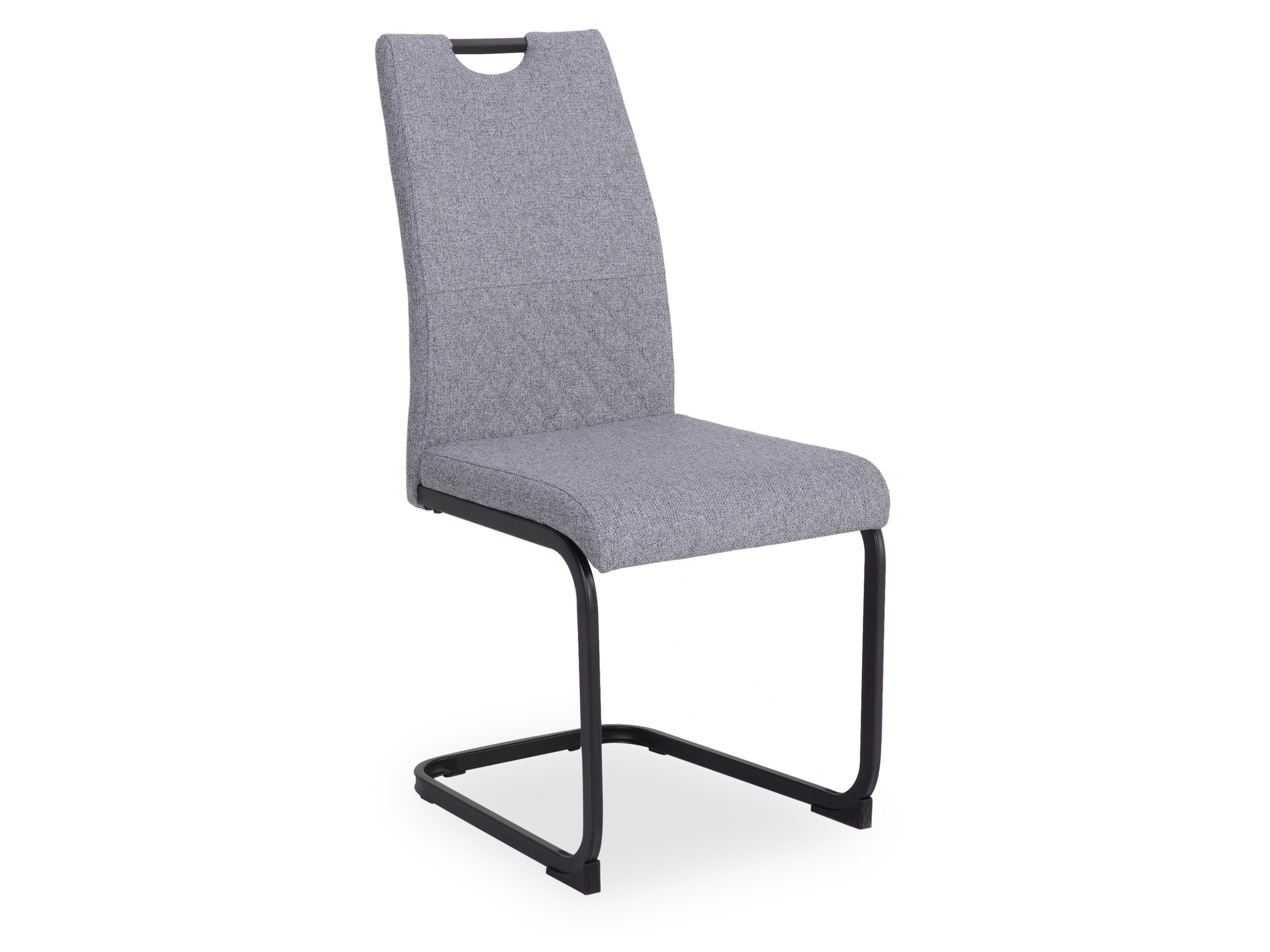 HARPER Esszimmerstuhl Polsterstuhl HARPER HOGATZA BHT 44x97x58 cm grau Esszimmerstuhl