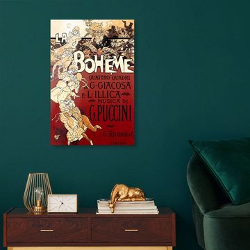 Posterlounge XXL-Wandbild Adolfo Hohenstein, La Boheme von Puccini, Wohnzimmer Boho Malerei