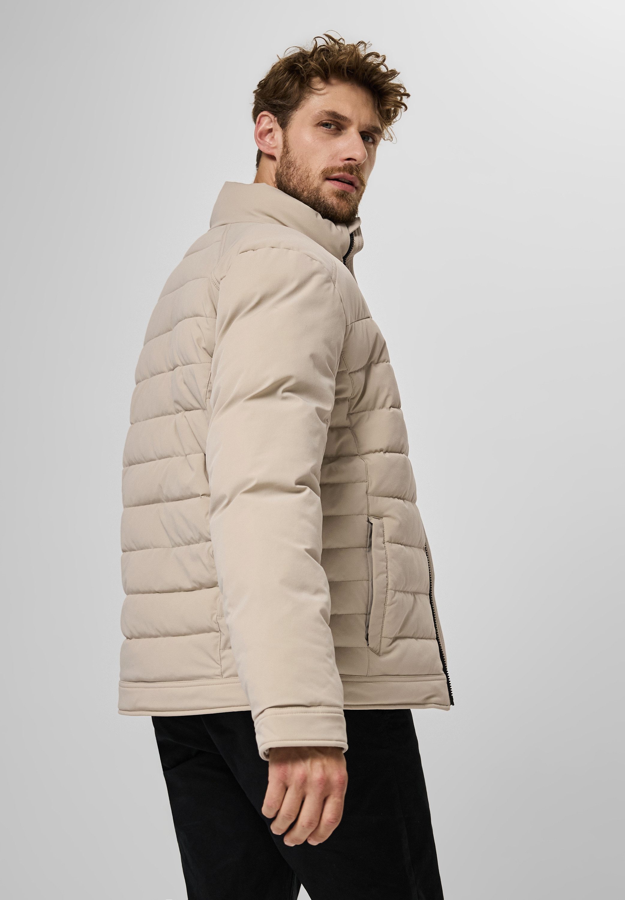 STREET ONE MEN Steppjacke mit Stehkragen günstig online kaufen