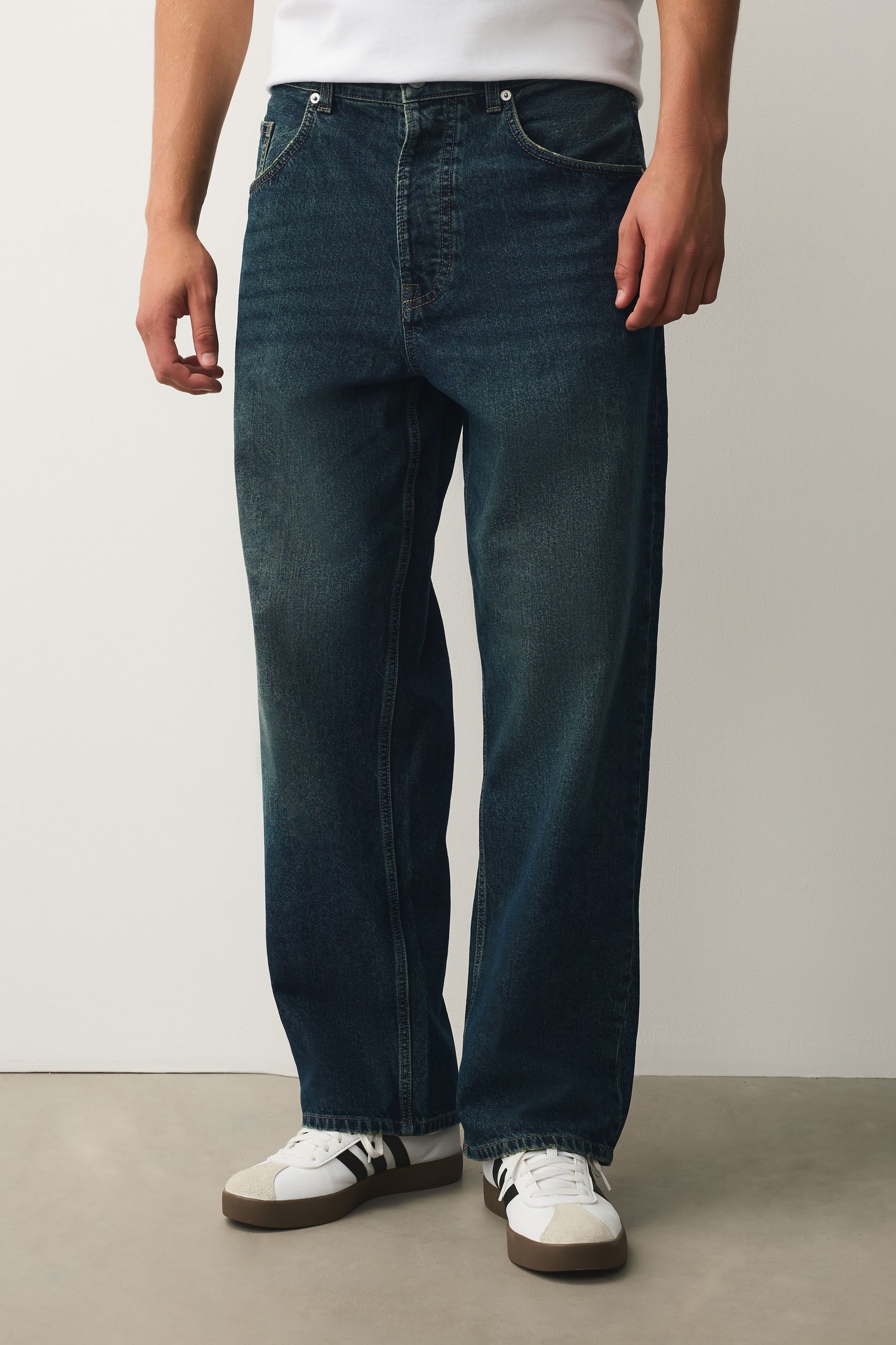 Next Weite Jeans Authentische Jeans im Baggy Fit (1-tlg) – Bild 5 von 5
