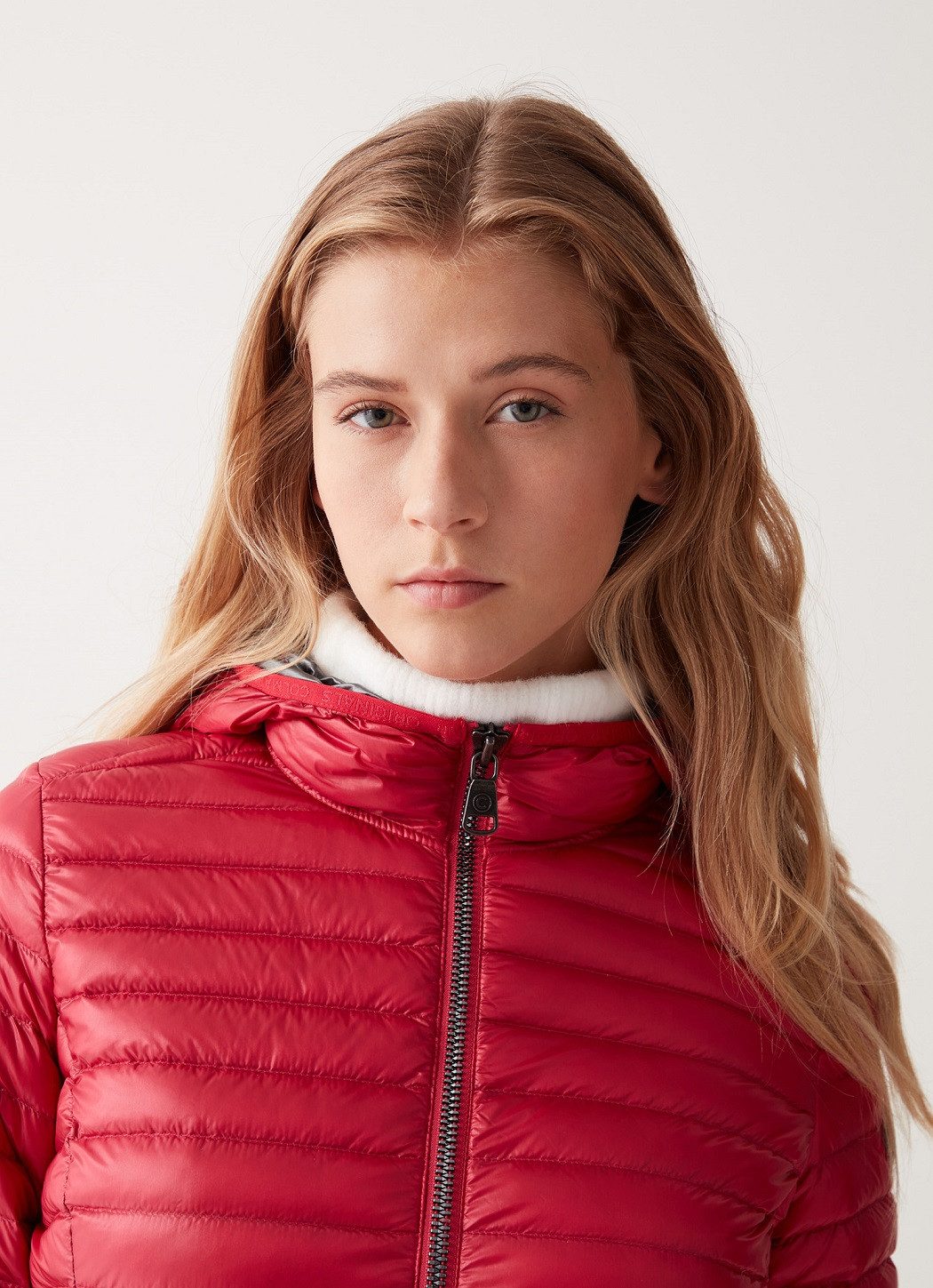 Colmar Winterjacke Übergangansjacke (warm, Daunen Steppjacke, feste Kapuze) rot Damen