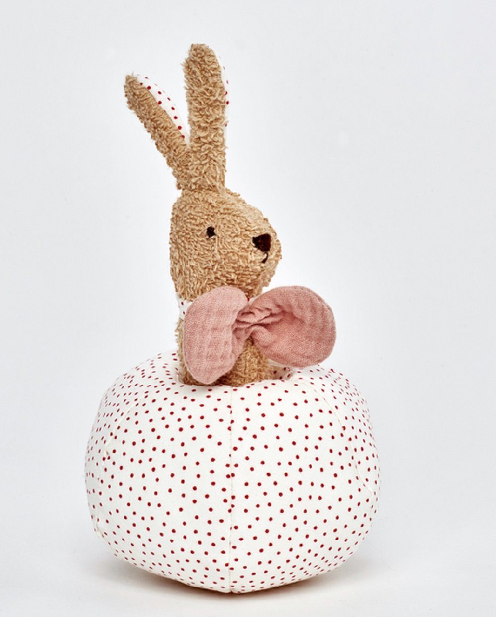 Käthe Kruse Rasselball HOLLY Hase Rassel + Ball super weich, Ball und Rassel