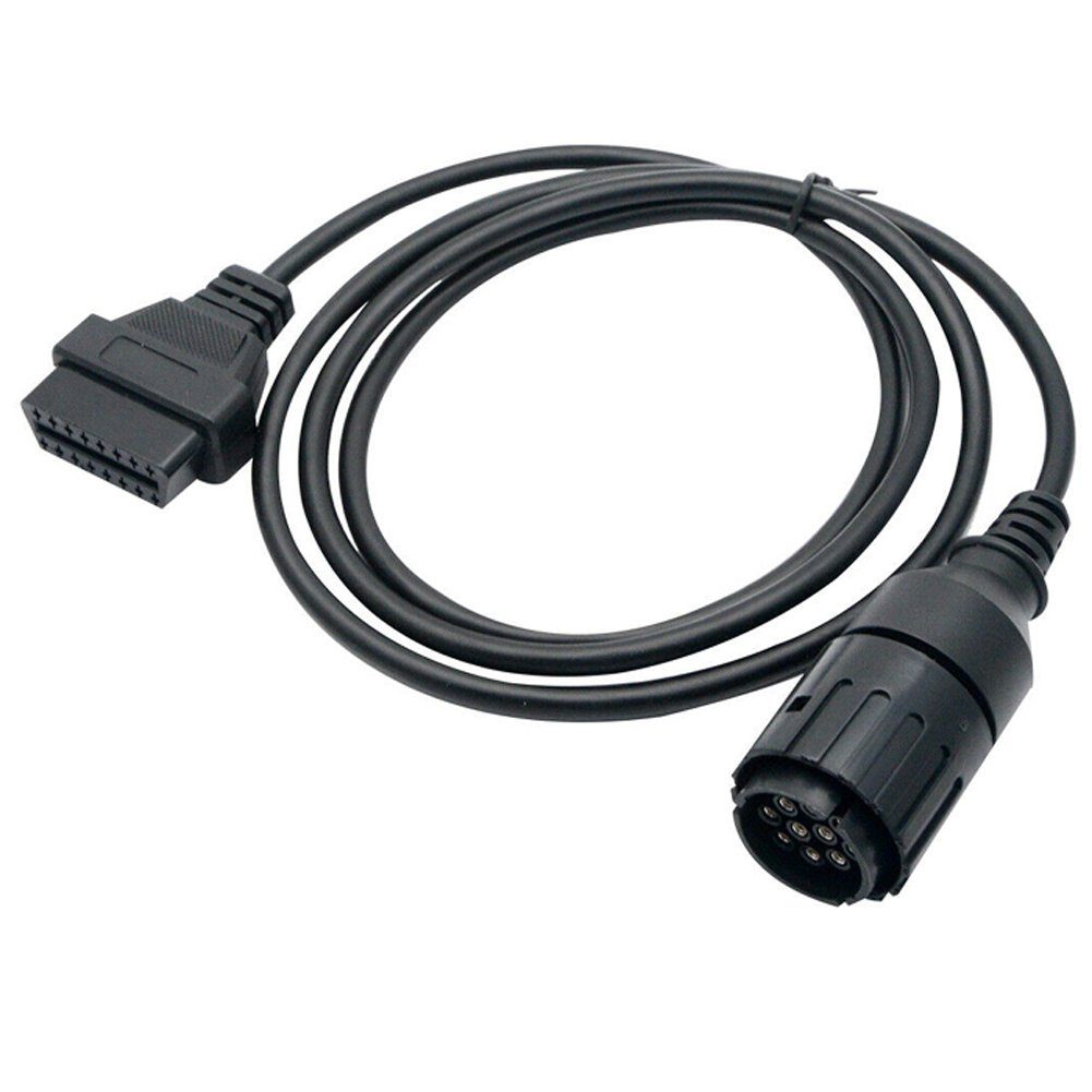 BMW D28C Stecker (150 1,5m Diagnose auf Kabel Bolwins cm) Elektro-Kabel, 10pin für Motorrad KFZ OBD2