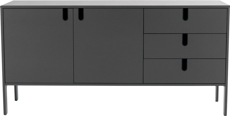 Tenzo Sideboard UNO, mit 2 Türen und 3 Schubladen, Design von Olivier  Toulouse By Tenzo