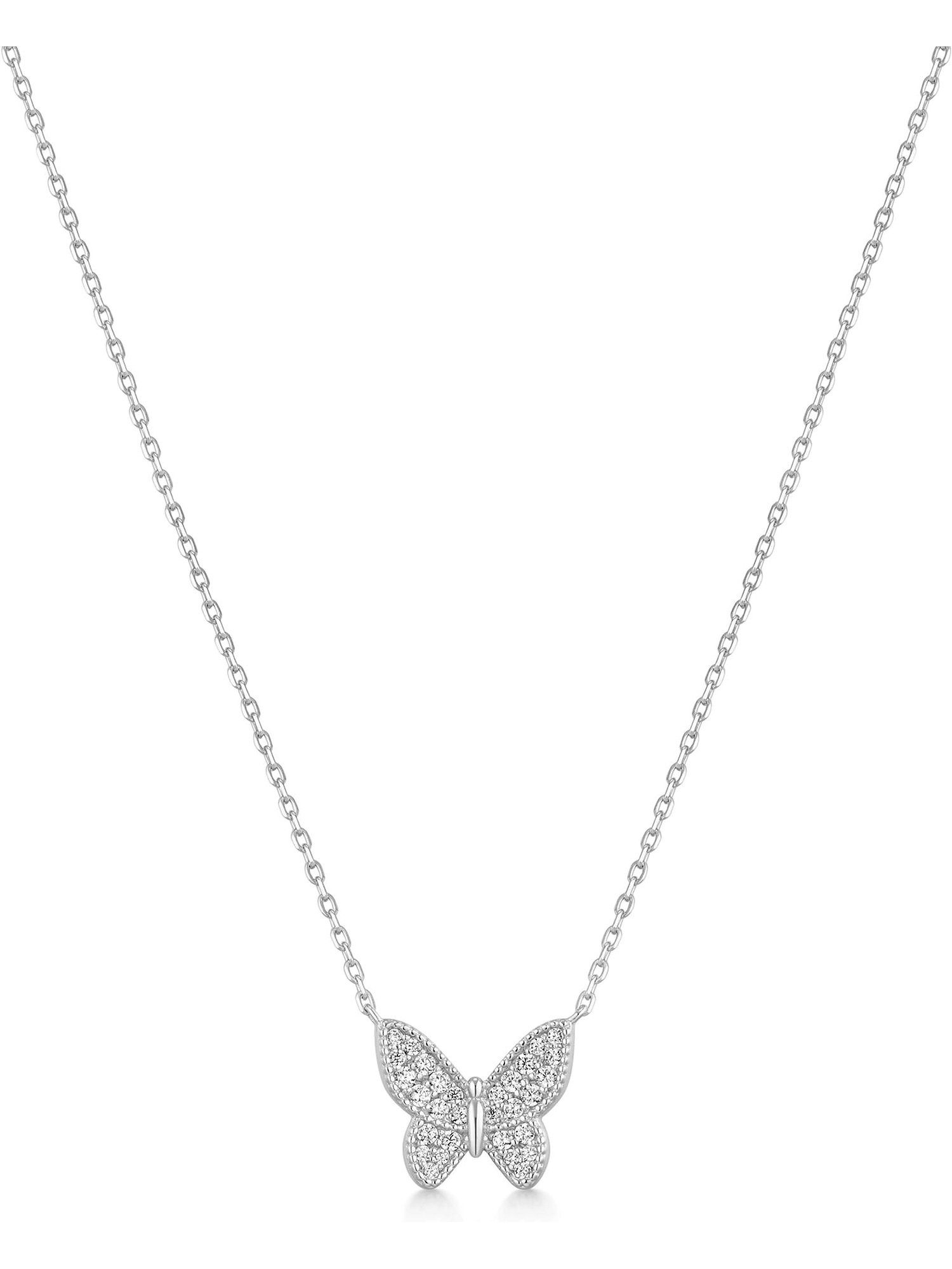 Ania Haie Collier Ania Haie Damen-Kette 925er Silber 5 Zirkonia