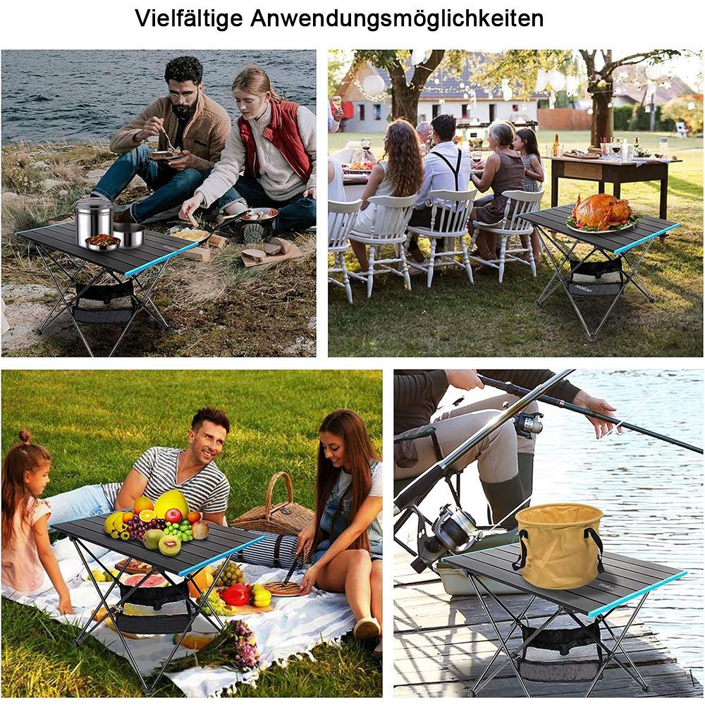 TUWENA Campingtisch Campingtisch Klappbar mit Aluminium-Tischplatte – Bild 5 von 5