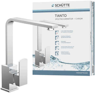 Schütte Spültischarmatur Tianto 360° schwenkbarer Wasserhahn, Mischbatterie, Chrom, Hochdruck