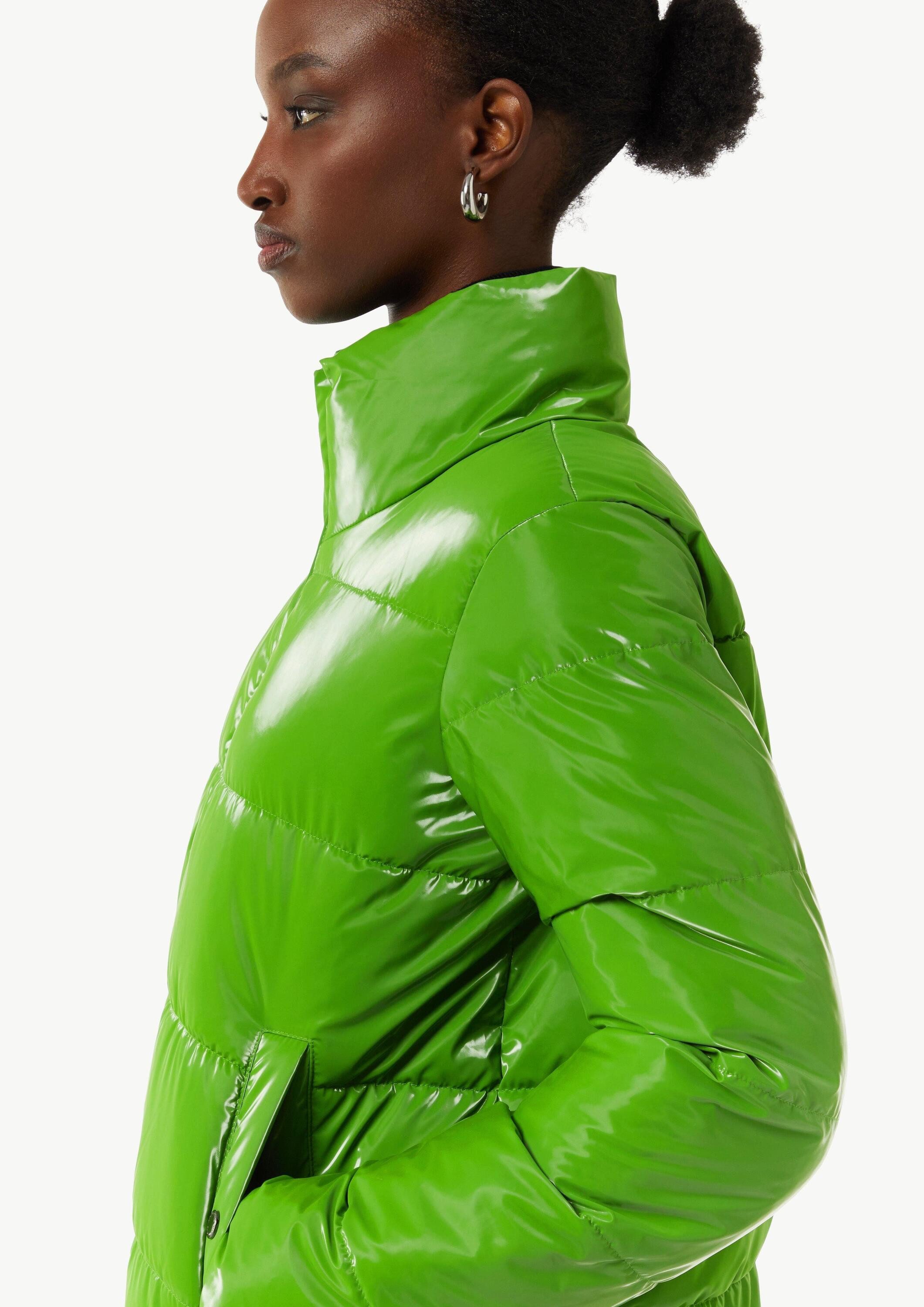 comma Winterjacke Outdoor-Jacke Glänzende Jacke mit Steppung