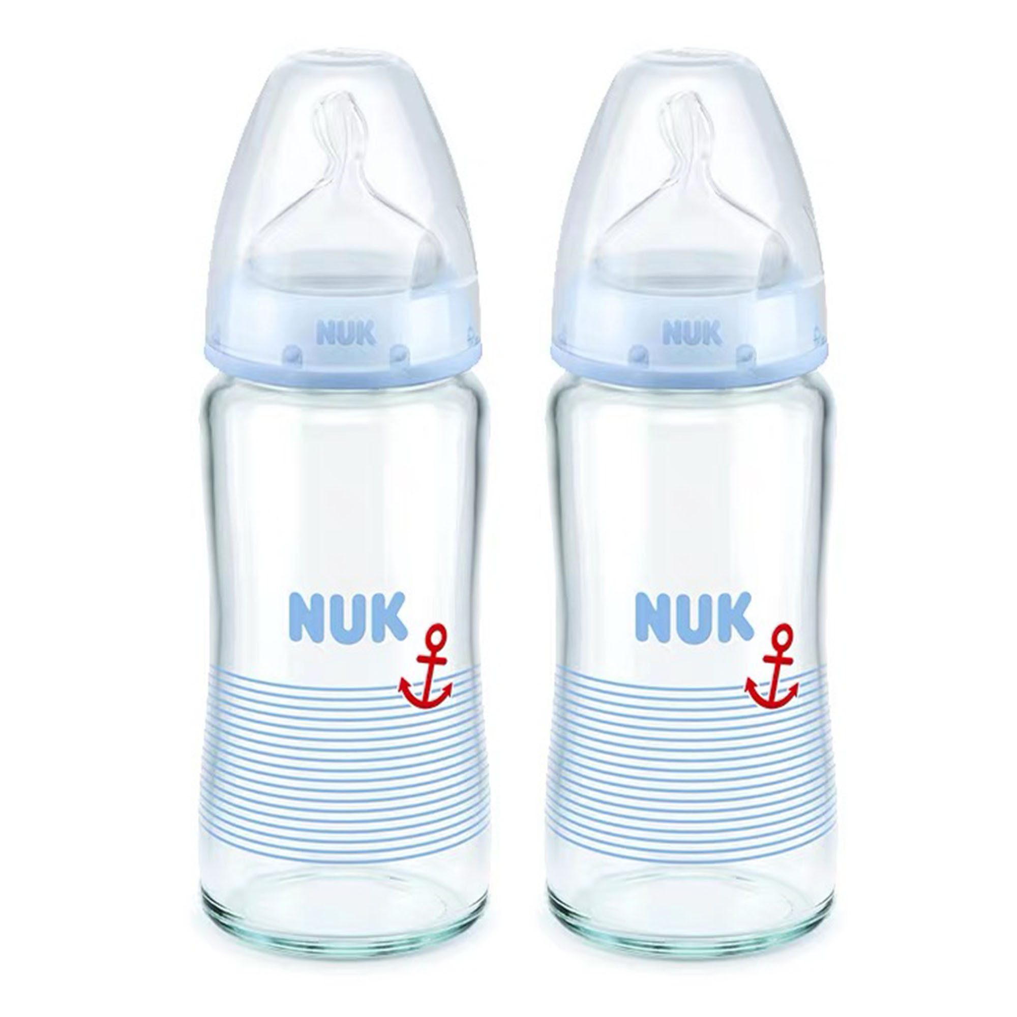 NUK Babyflasche NUK First Choice Babyflasche aus Glas Vorteil set 0+