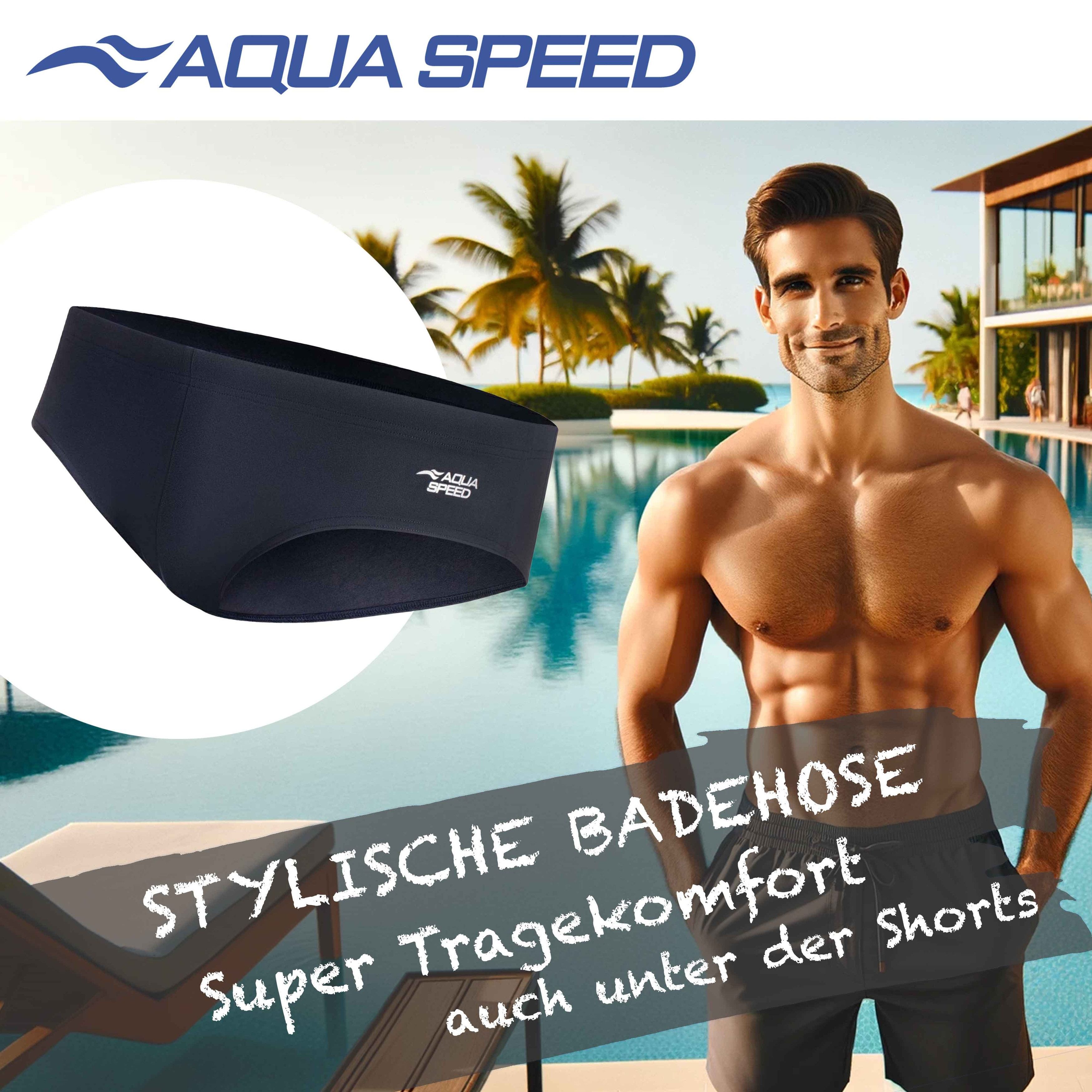 Aqua Speed Badehose ARES Schwimmhose Herren günstig online kaufen