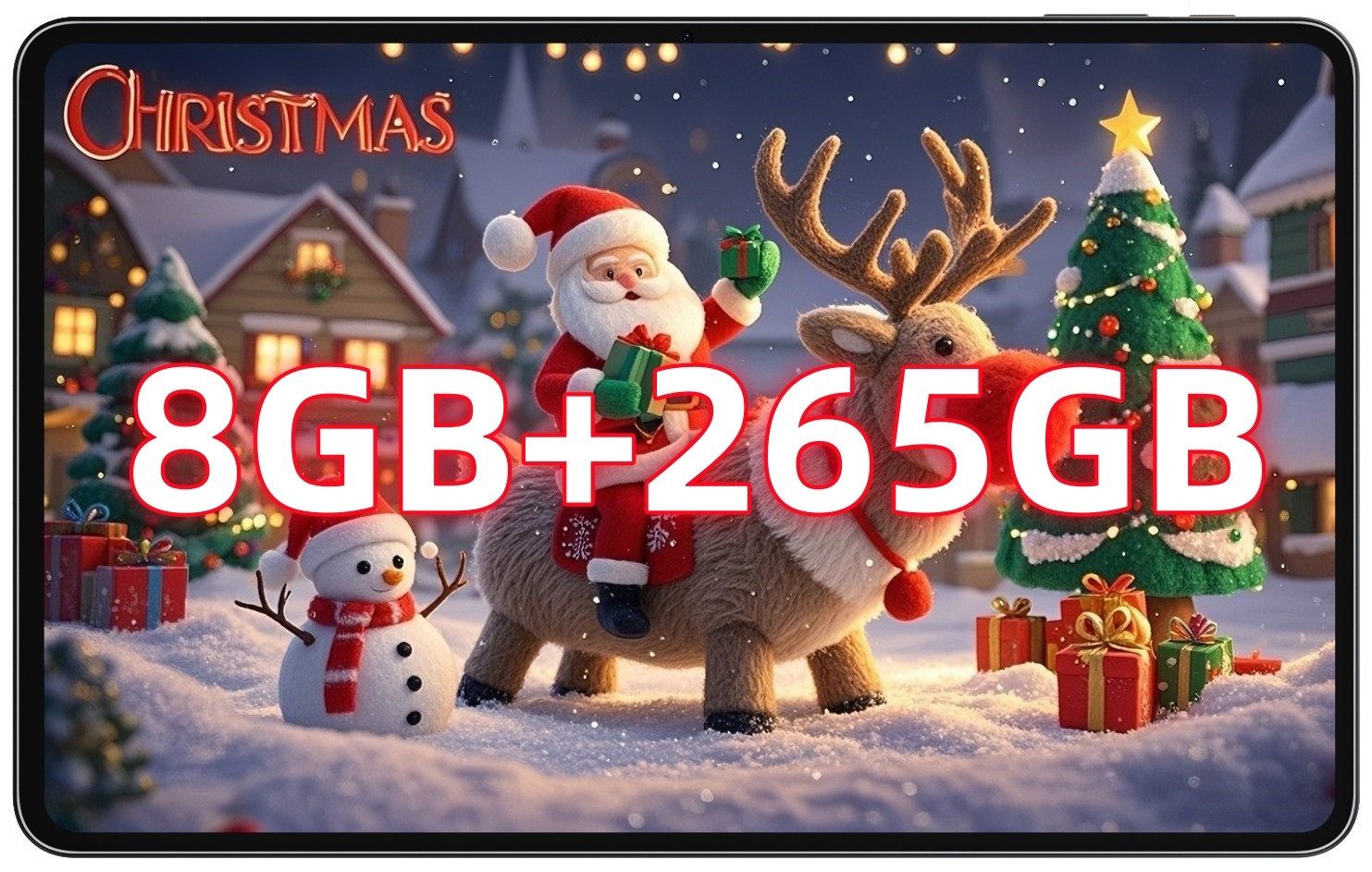 MENGHU 12 Zoll FHD Android 13 Tablet, 8GB + 256GB, 8000mAh, Metallgehäuse Grafiktablett (11,97", 256 GB, Android 13, Telefonfunktion)