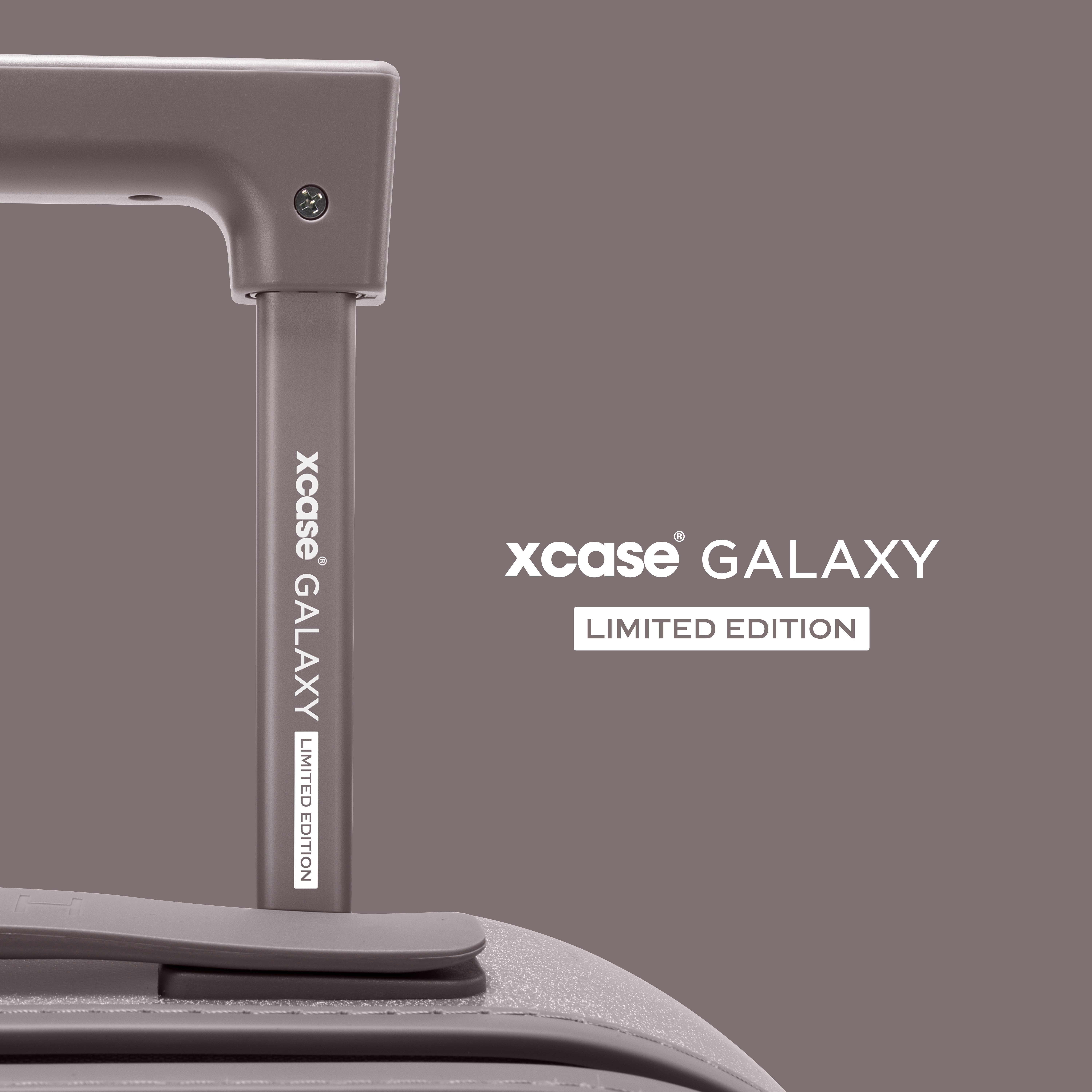 Heys Handgepäck-Trolley Heys xCase Galaxy, Reisetrolley, Koffer handgepäcktauglich im Glitzer-Look