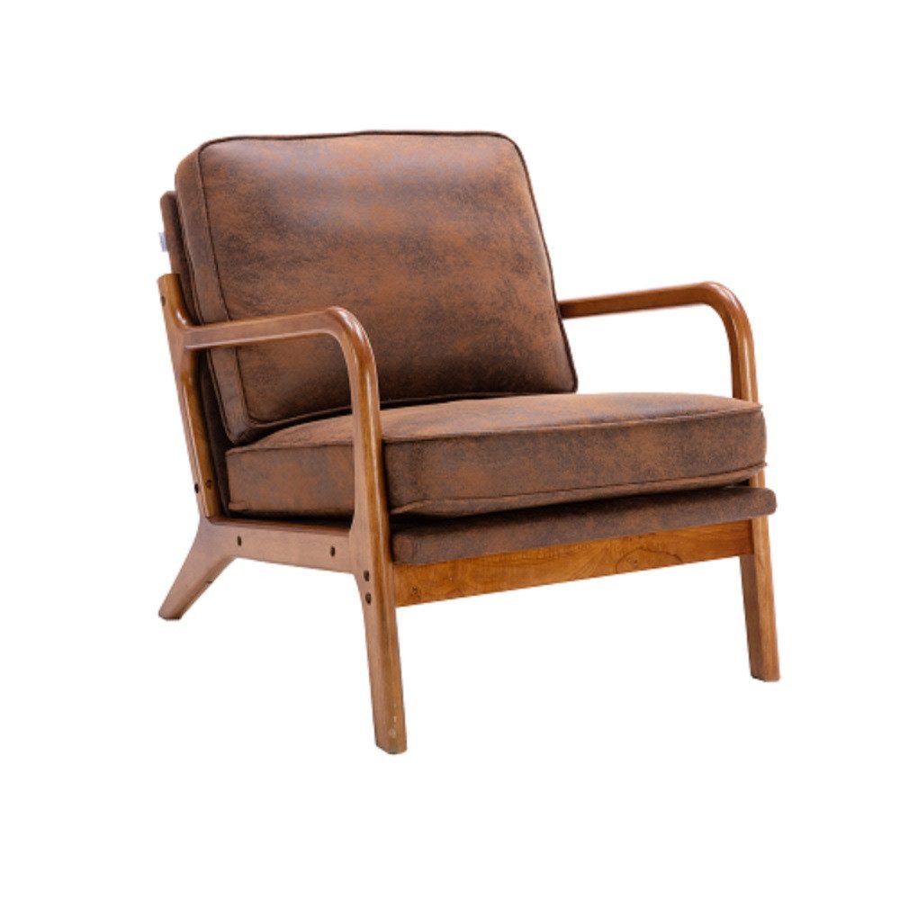 GLP Loungesessel Relaxsessel Holzsessel mit gepolstertem günstig online kaufen