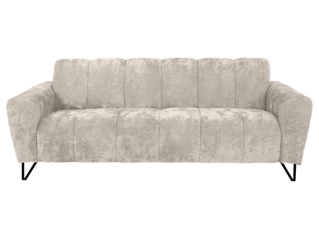 Beautysofa Sofa mit Metallbeine in Schwarz VOLARE, 3-Sitzer, viele Farbvarianten, ohne Schlaffunktion – Bild 2 von 5