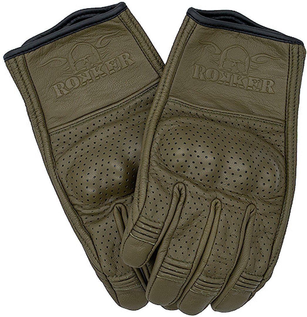 Rokker Motorradhandschuhe Tucson perforiertes Motorradhandschuhe