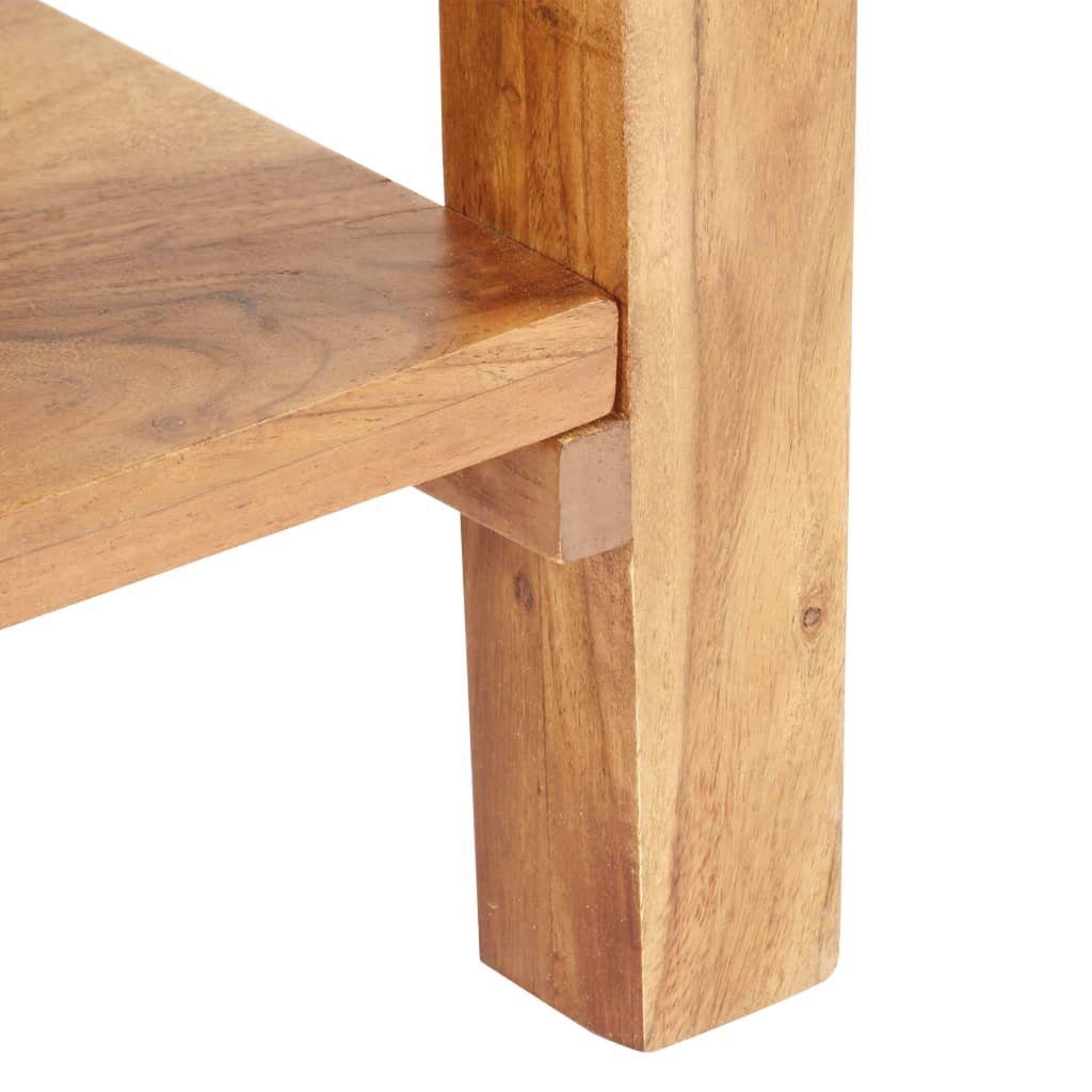 Massivholz Beistelltisch cm Konsolentisch furnicato 100x40x76 Akazie (1-St)
