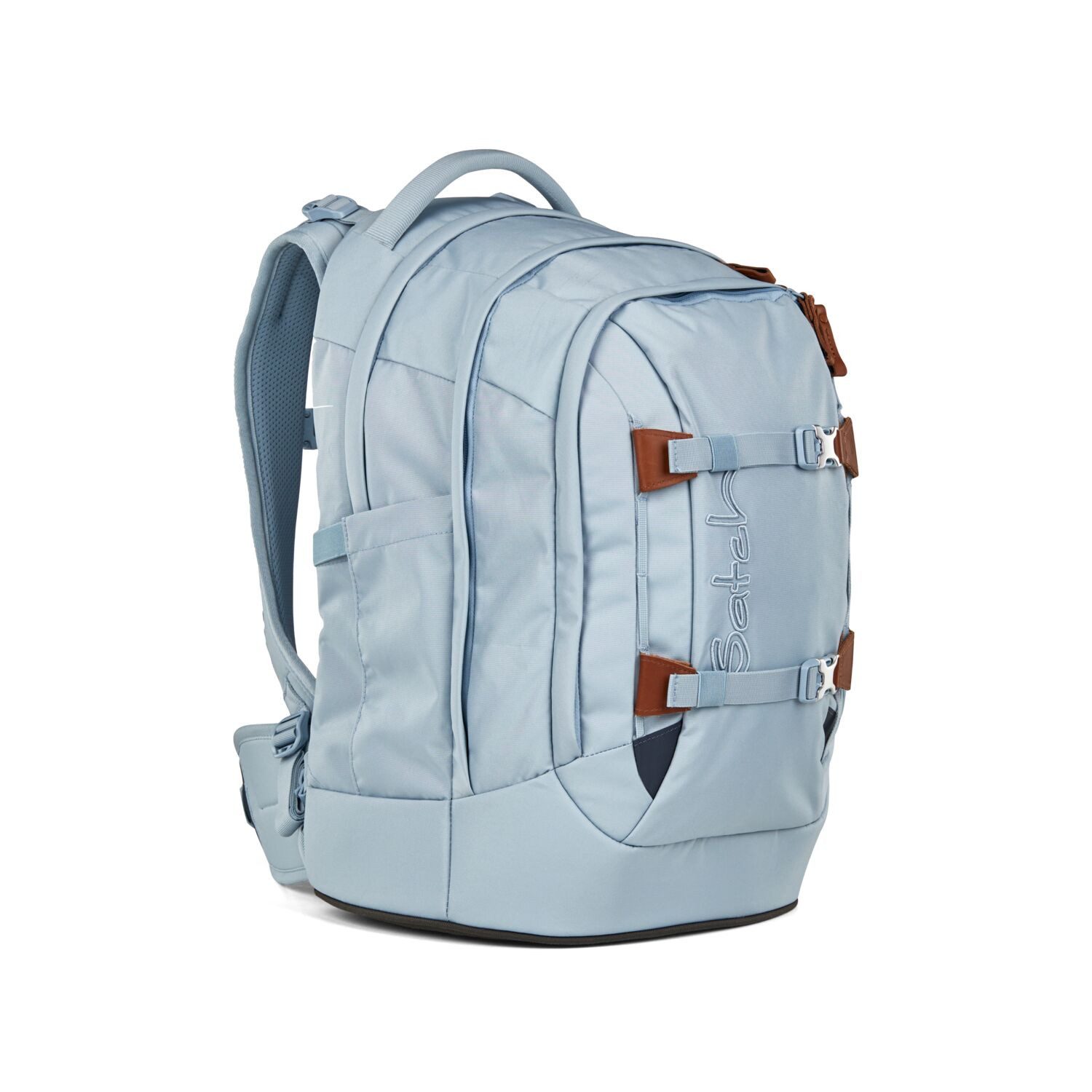 Satch Schulranzen Schulrucksack PACK Nordic Ice Blue (1 Stück), ergonomisch, Your-Size-System: auf Körpergröße anpassbar – Bild 2 von 5